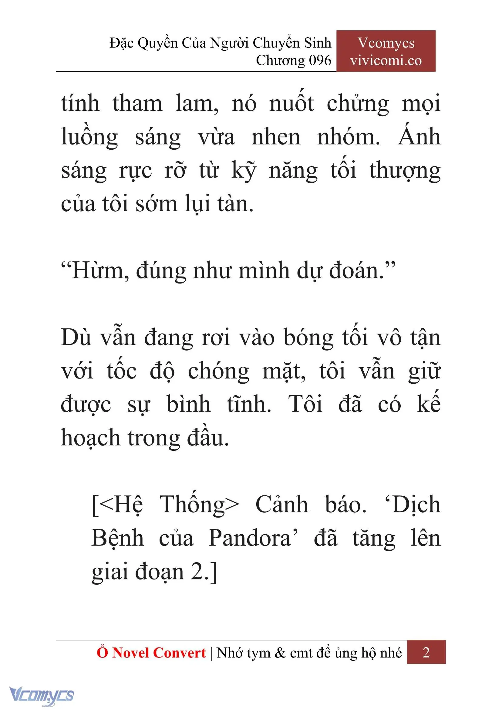 [Novel] Đặc Quyền Của Người Chuyển Sinh Chapter 96 - Trang 5