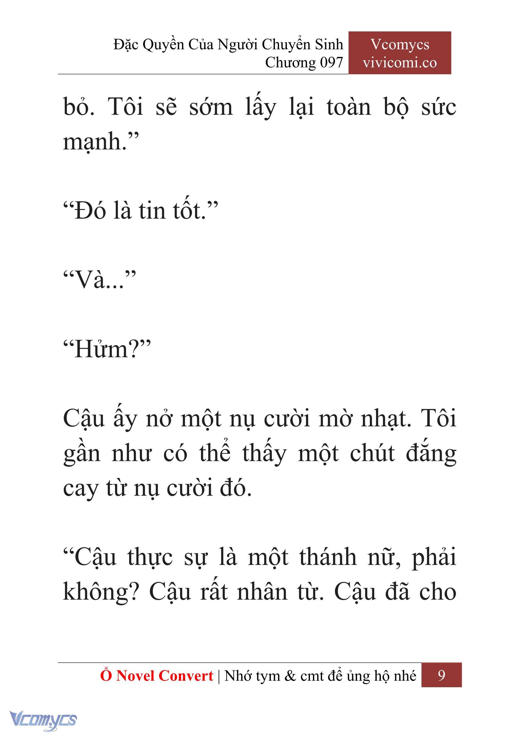 [Novel] Đặc Quyền Của Người Chuyển Sinh Chapter 97 - Trang 12