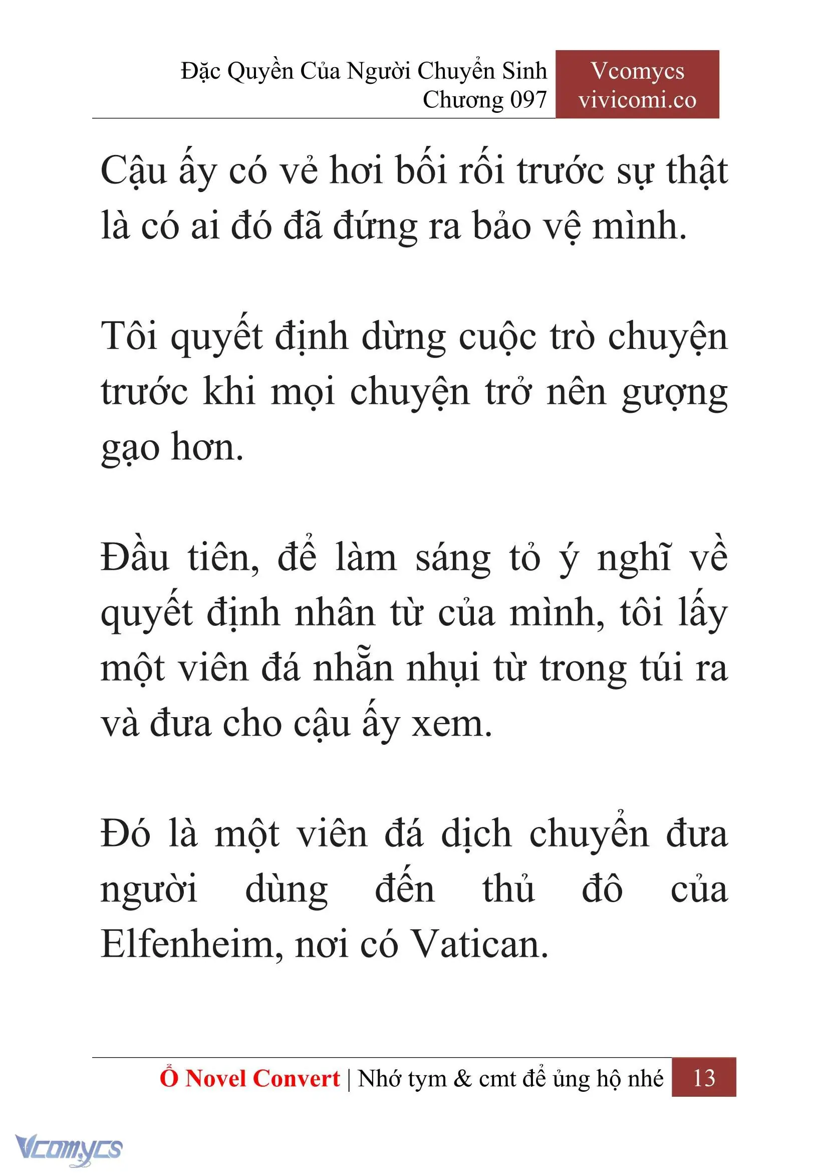 [Novel] Đặc Quyền Của Người Chuyển Sinh Chapter 97 - Trang 16