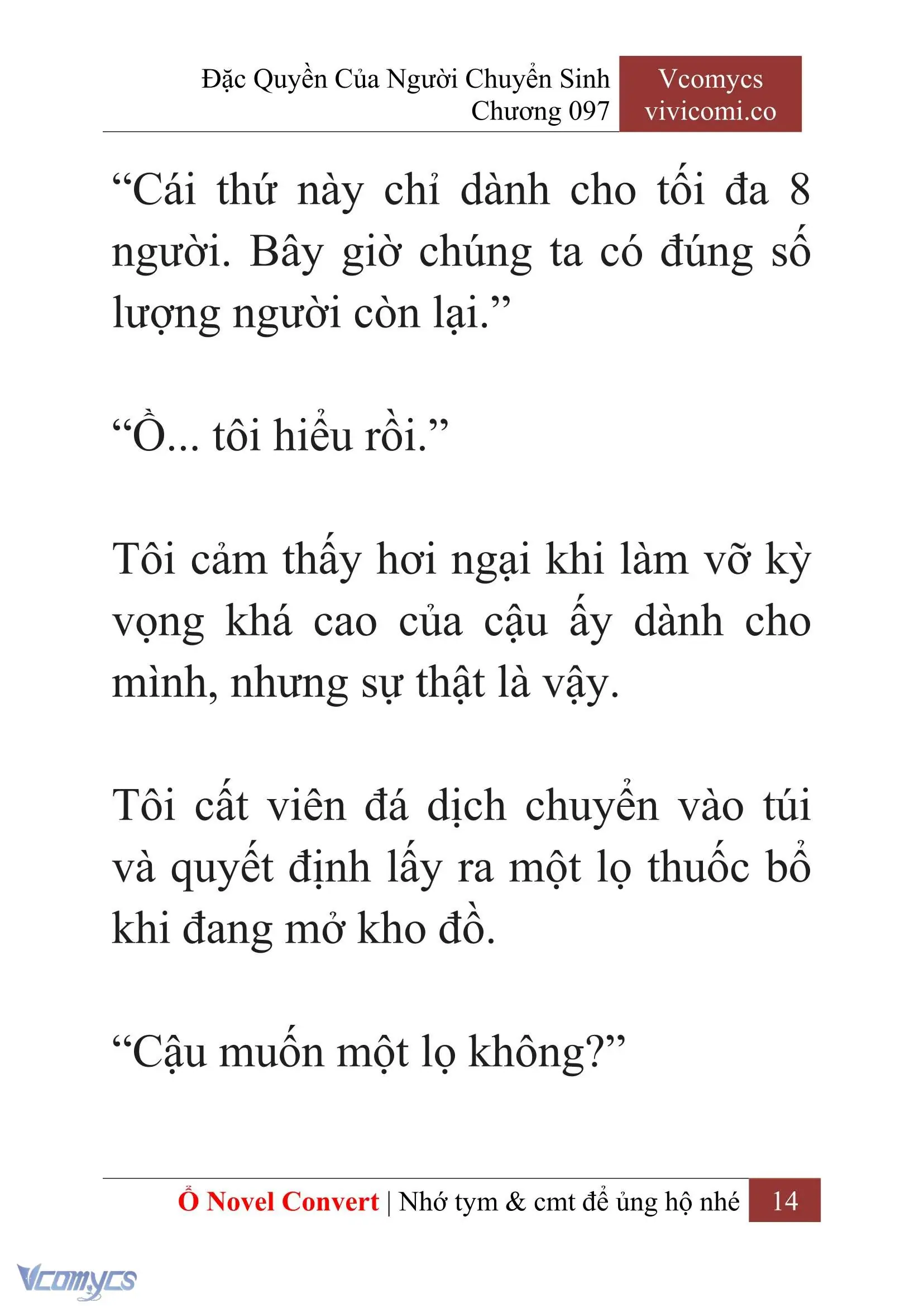 [Novel] Đặc Quyền Của Người Chuyển Sinh Chapter 97 - Trang 17