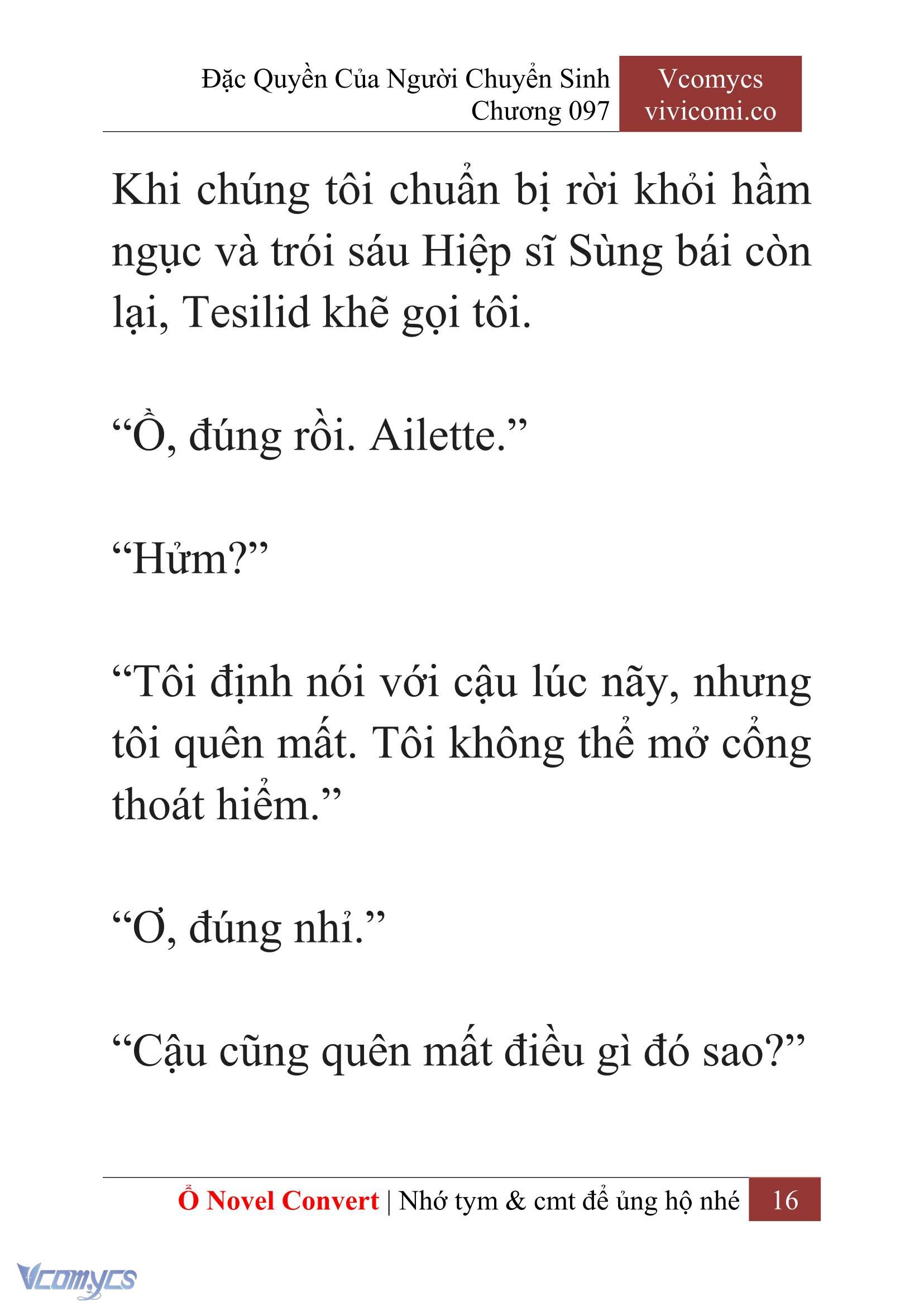 [Novel] Đặc Quyền Của Người Chuyển Sinh Chapter 97 - Trang 19