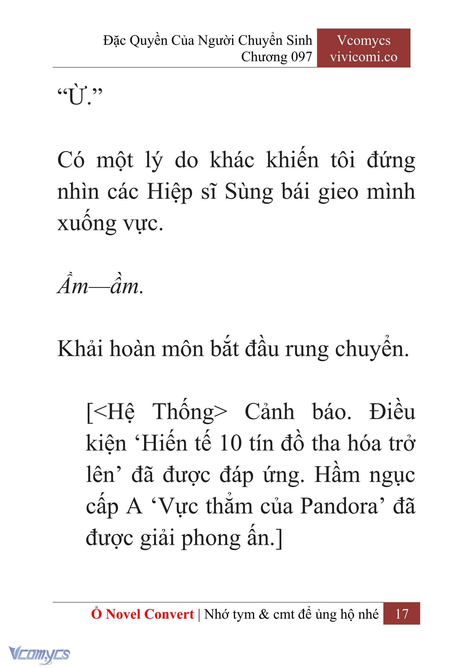 [Novel] Đặc Quyền Của Người Chuyển Sinh Chapter 97 - Trang 20