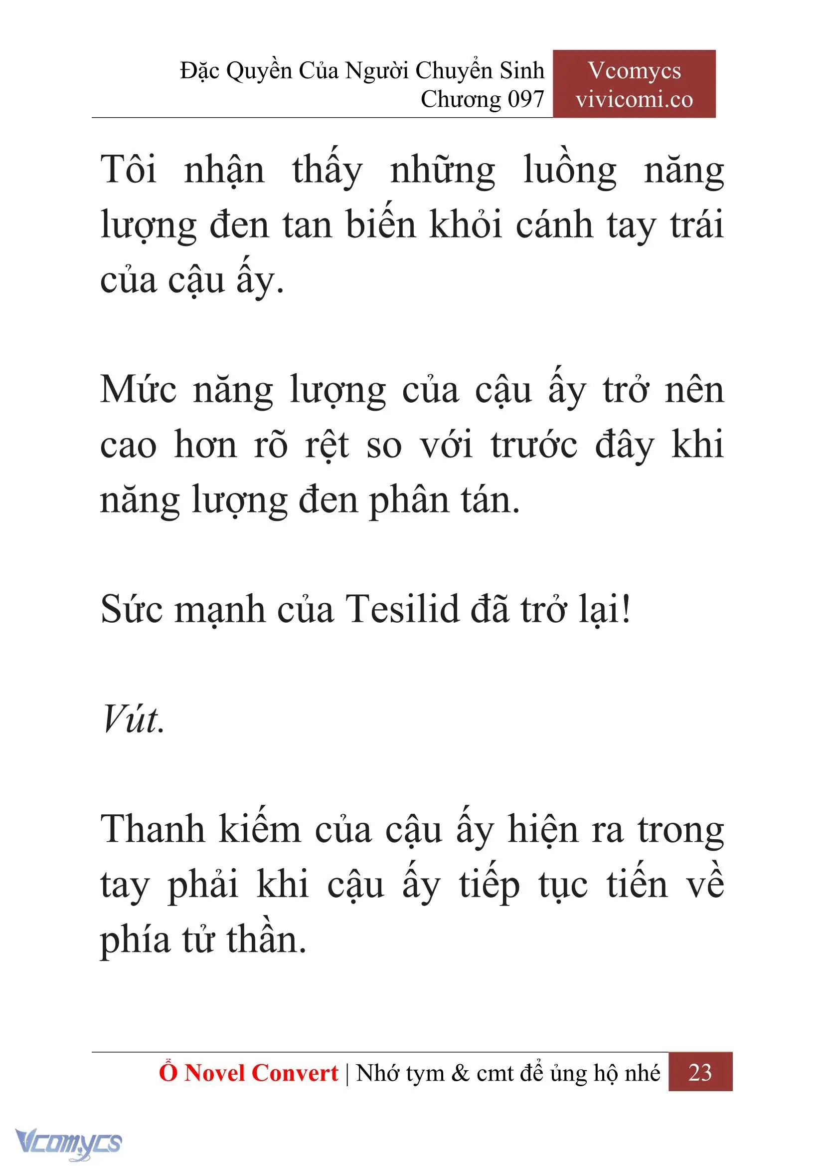 [Novel] Đặc Quyền Của Người Chuyển Sinh Chapter 97 - Trang 26