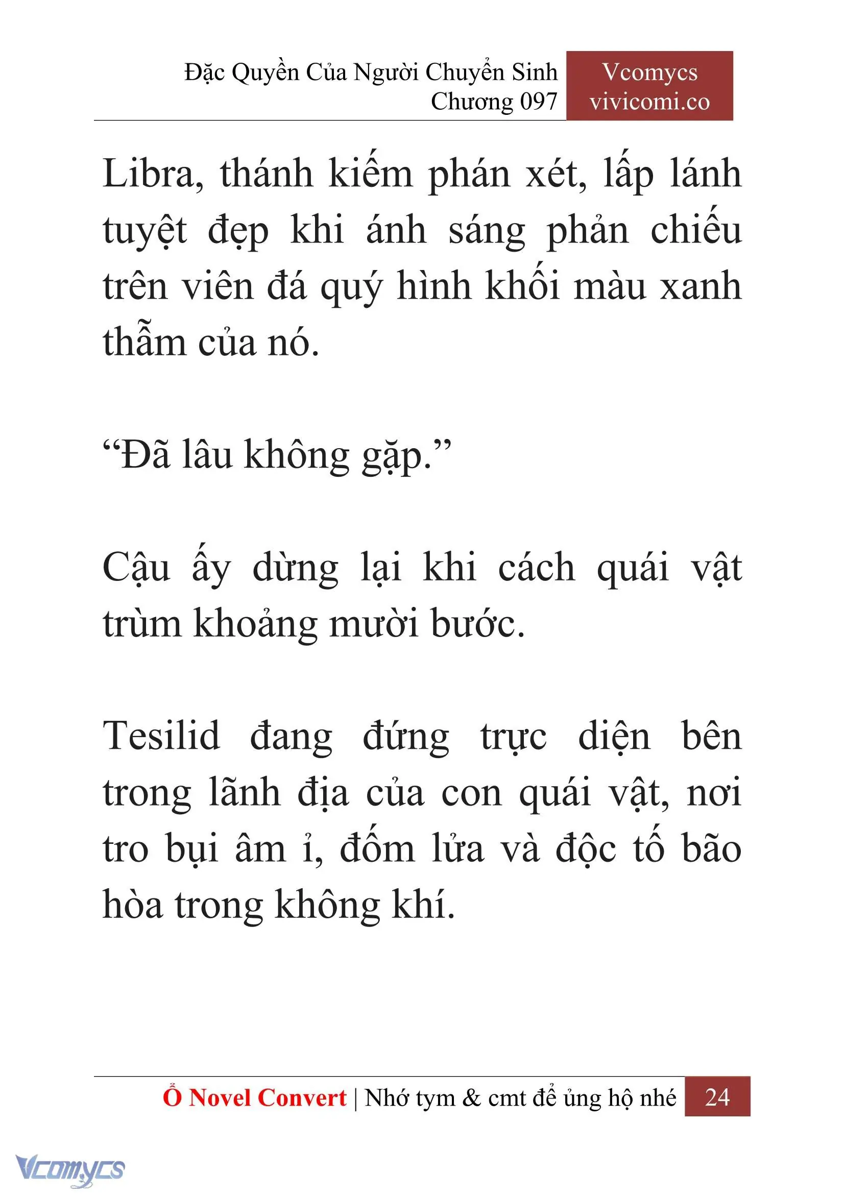 [Novel] Đặc Quyền Của Người Chuyển Sinh Chapter 97 - Trang 27