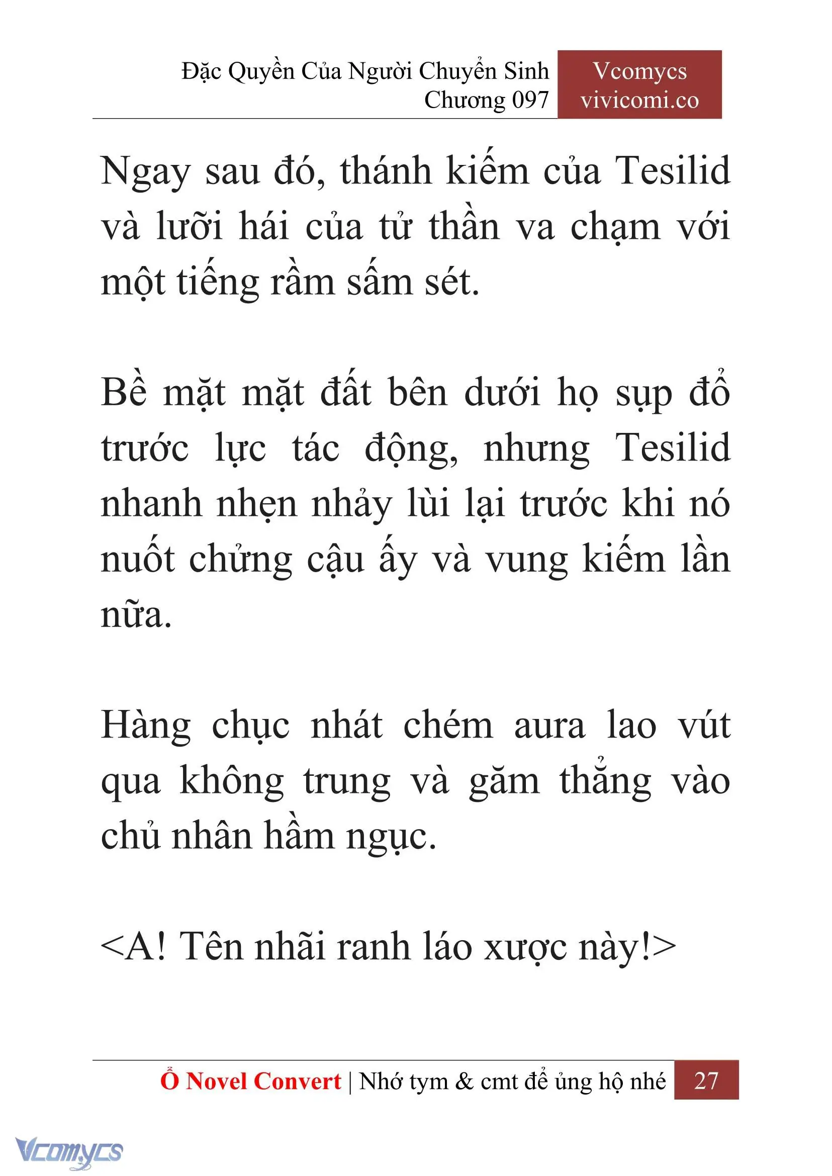[Novel] Đặc Quyền Của Người Chuyển Sinh Chapter 97 - Trang 30