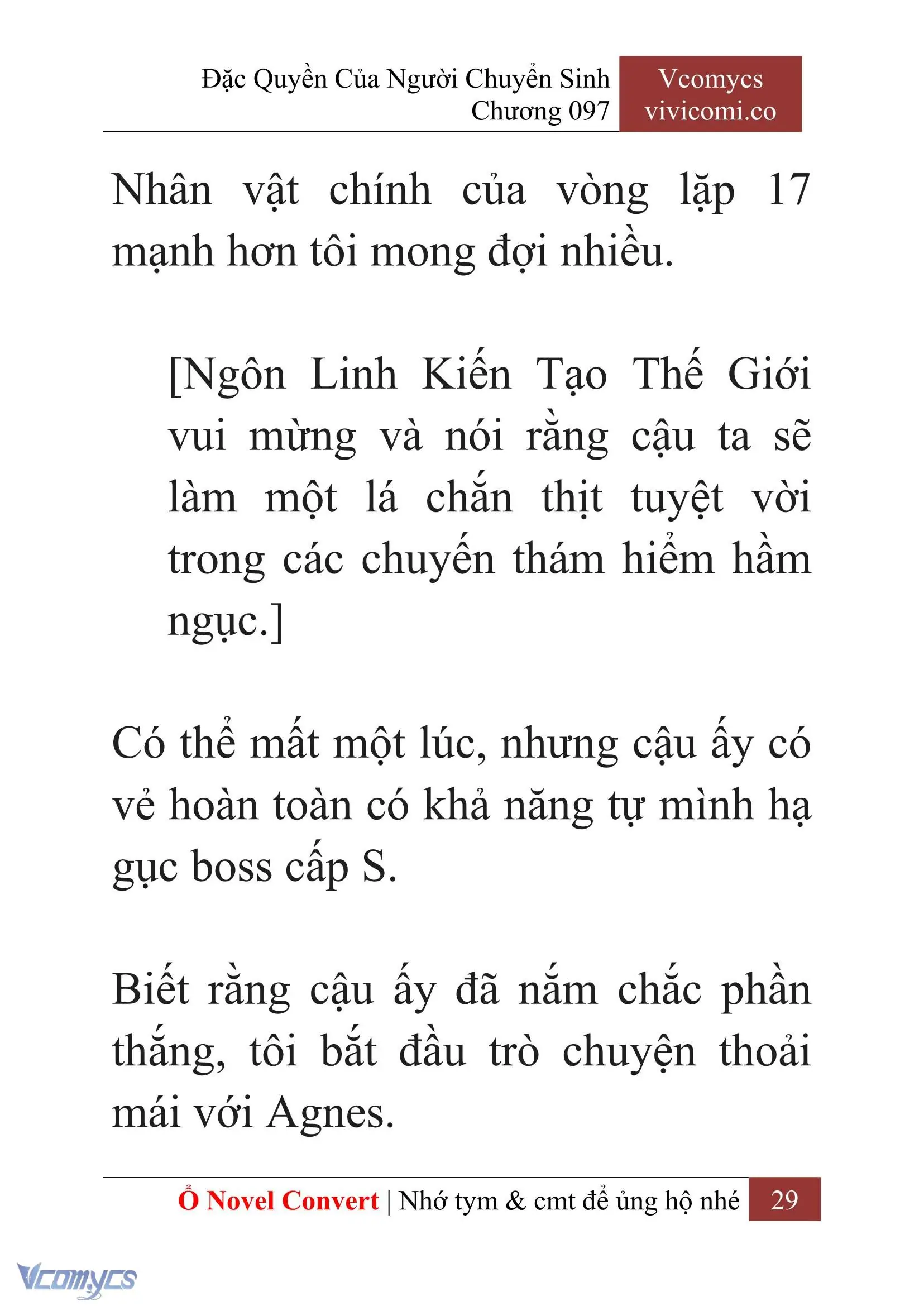 [Novel] Đặc Quyền Của Người Chuyển Sinh Chapter 97 - Trang 32