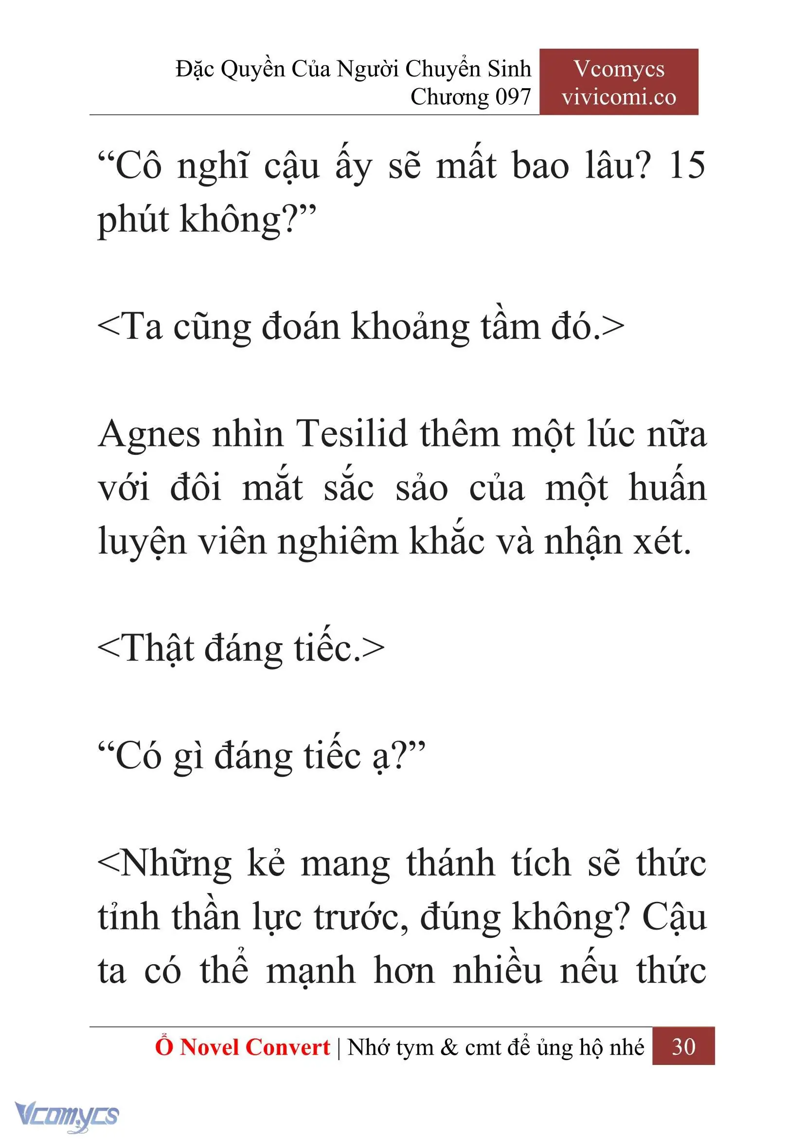 [Novel] Đặc Quyền Của Người Chuyển Sinh Chapter 97 - Trang 33