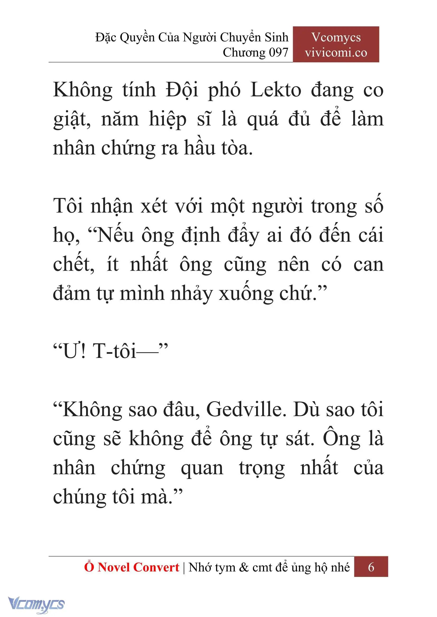 [Novel] Đặc Quyền Của Người Chuyển Sinh Chapter 97 - Trang 9
