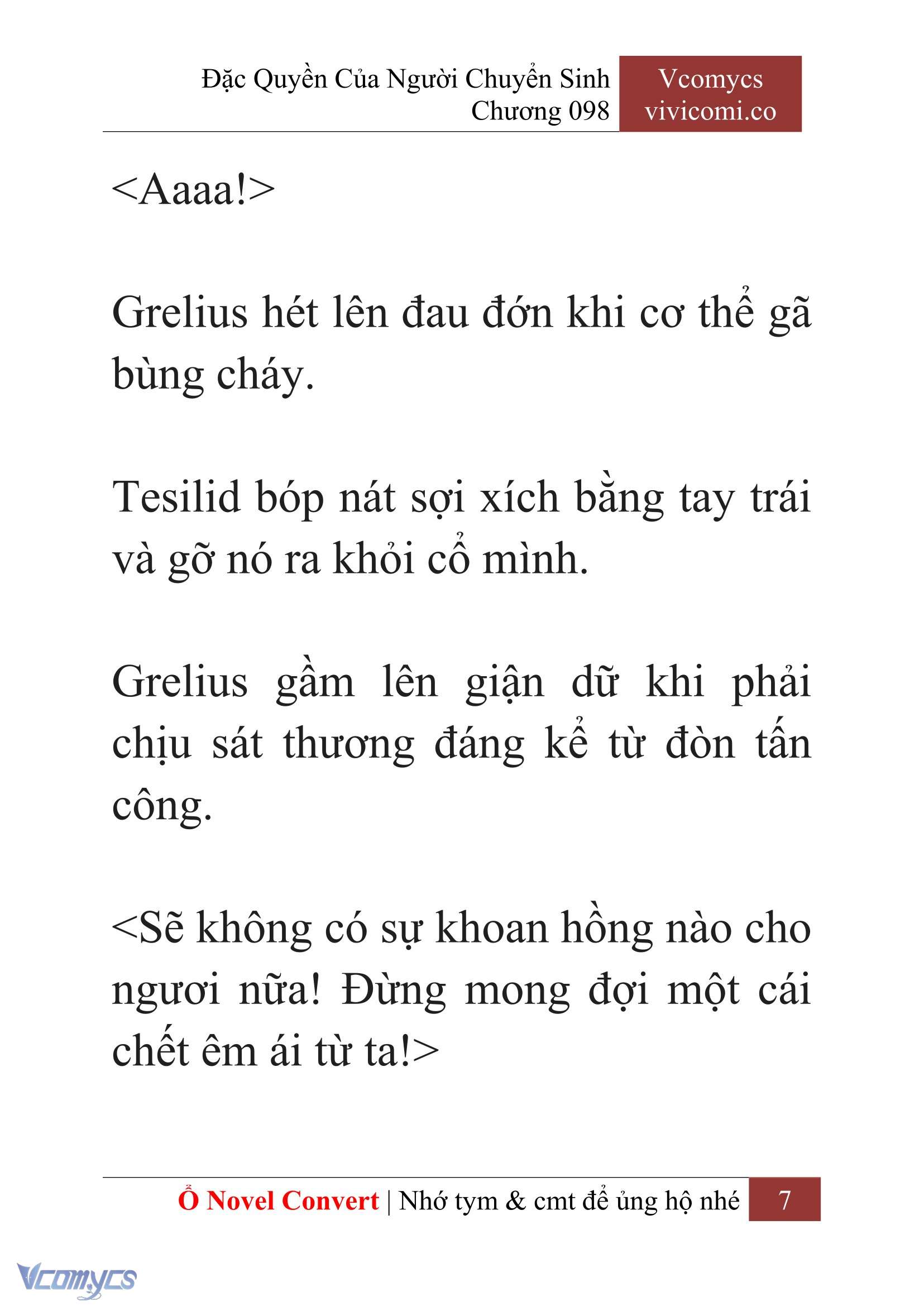 [Novel] Đặc Quyền Của Người Chuyển Sinh Chapter 98 - Trang 10