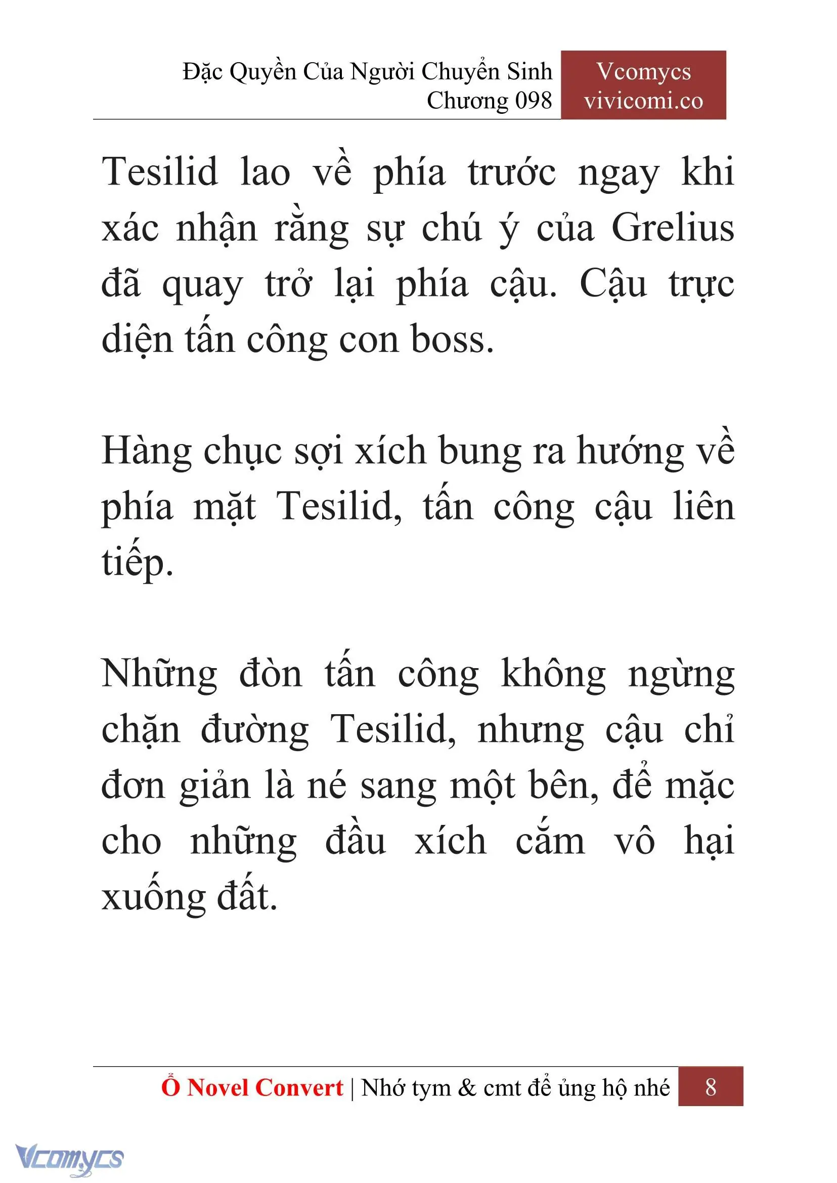 [Novel] Đặc Quyền Của Người Chuyển Sinh Chapter 98 - Trang 11