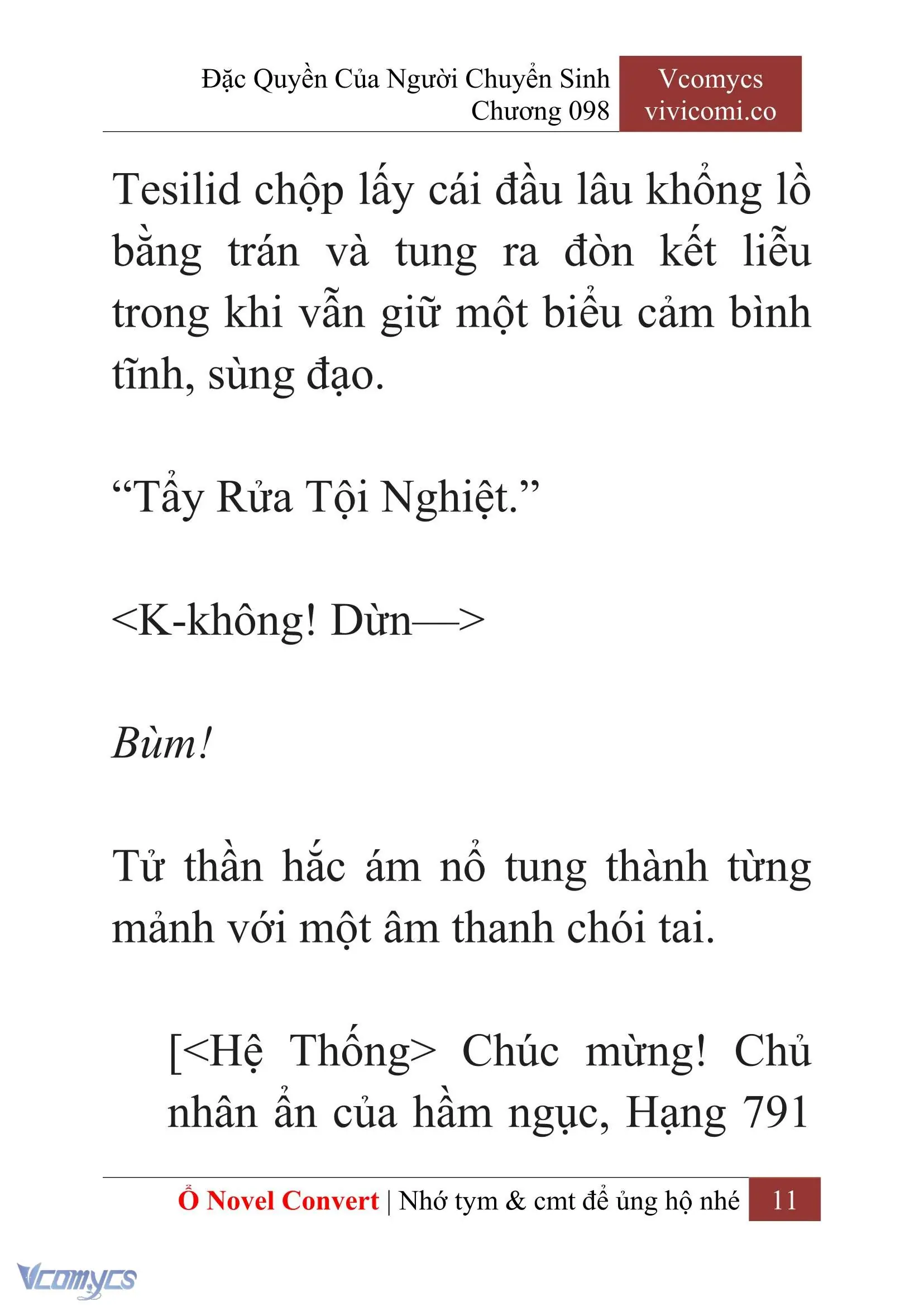 [Novel] Đặc Quyền Của Người Chuyển Sinh Chapter 98 - Trang 14