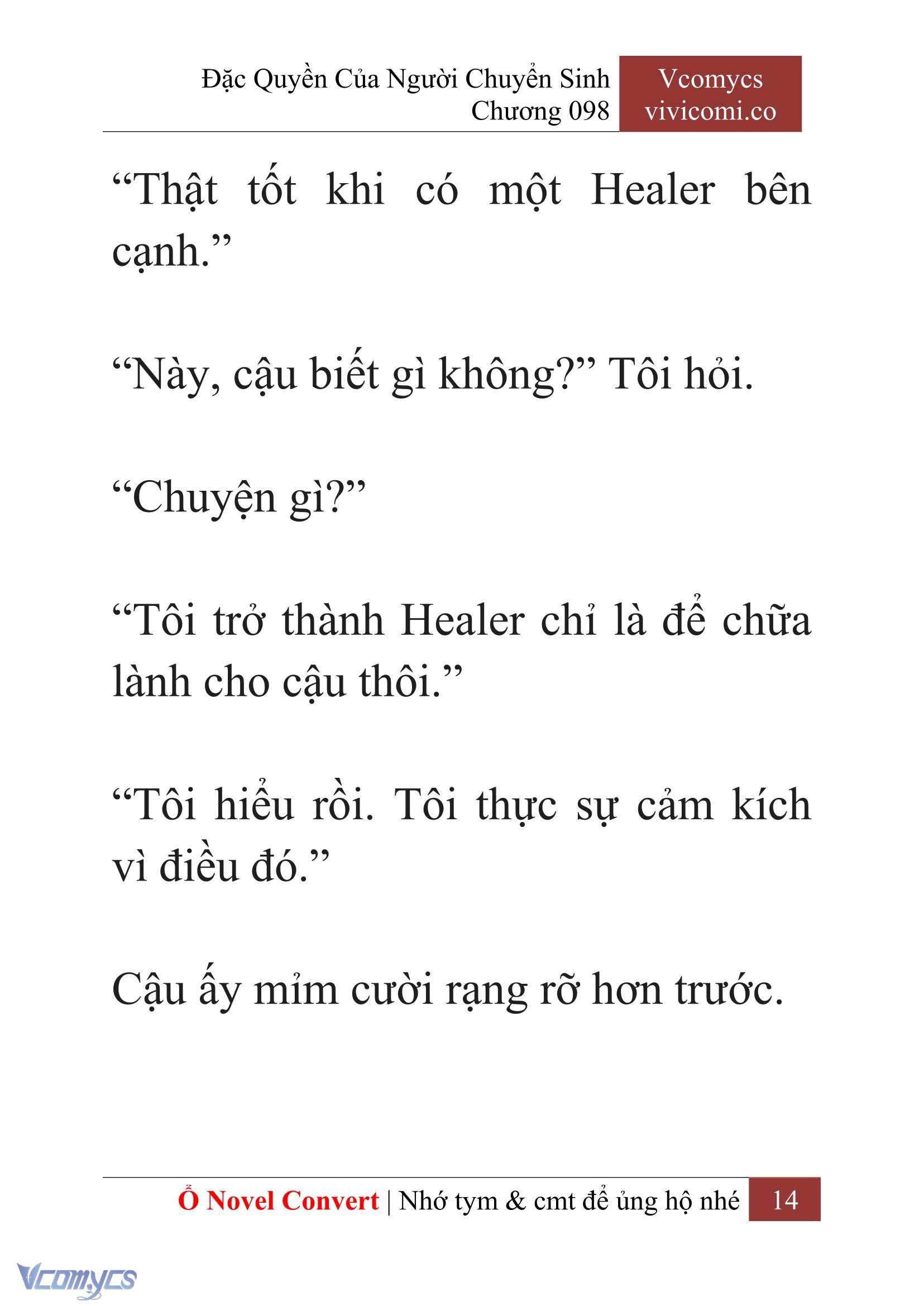 [Novel] Đặc Quyền Của Người Chuyển Sinh Chapter 98 - Trang 17