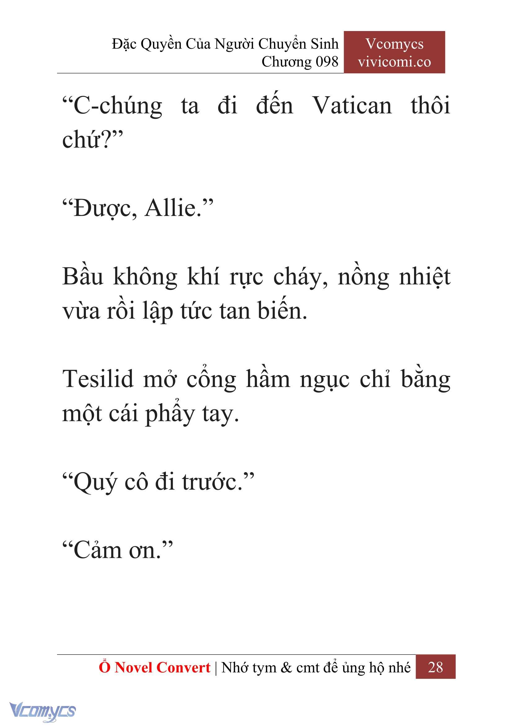 [Novel] Đặc Quyền Của Người Chuyển Sinh Chapter 98 - Trang 31