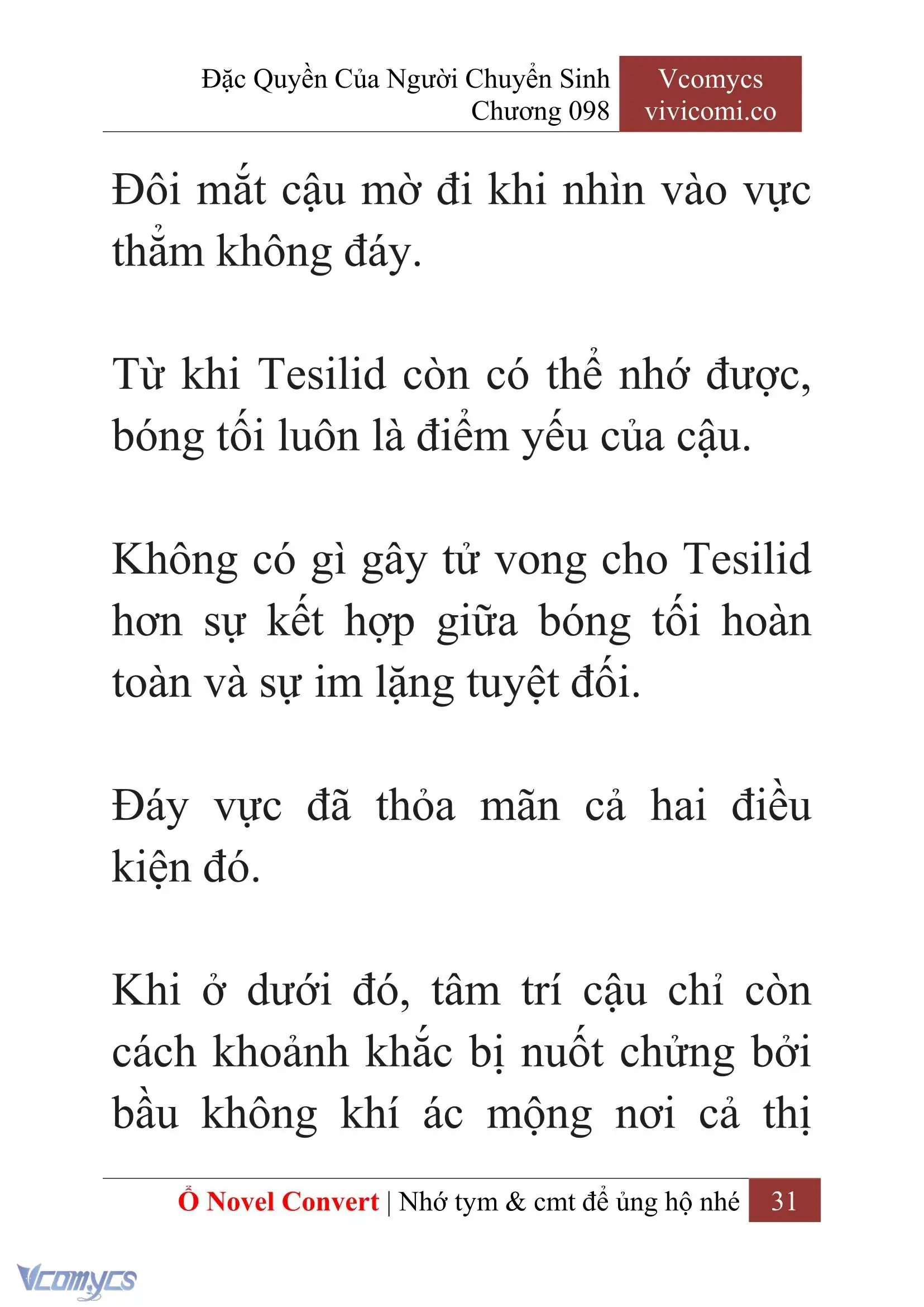 [Novel] Đặc Quyền Của Người Chuyển Sinh Chapter 98 - Trang 34