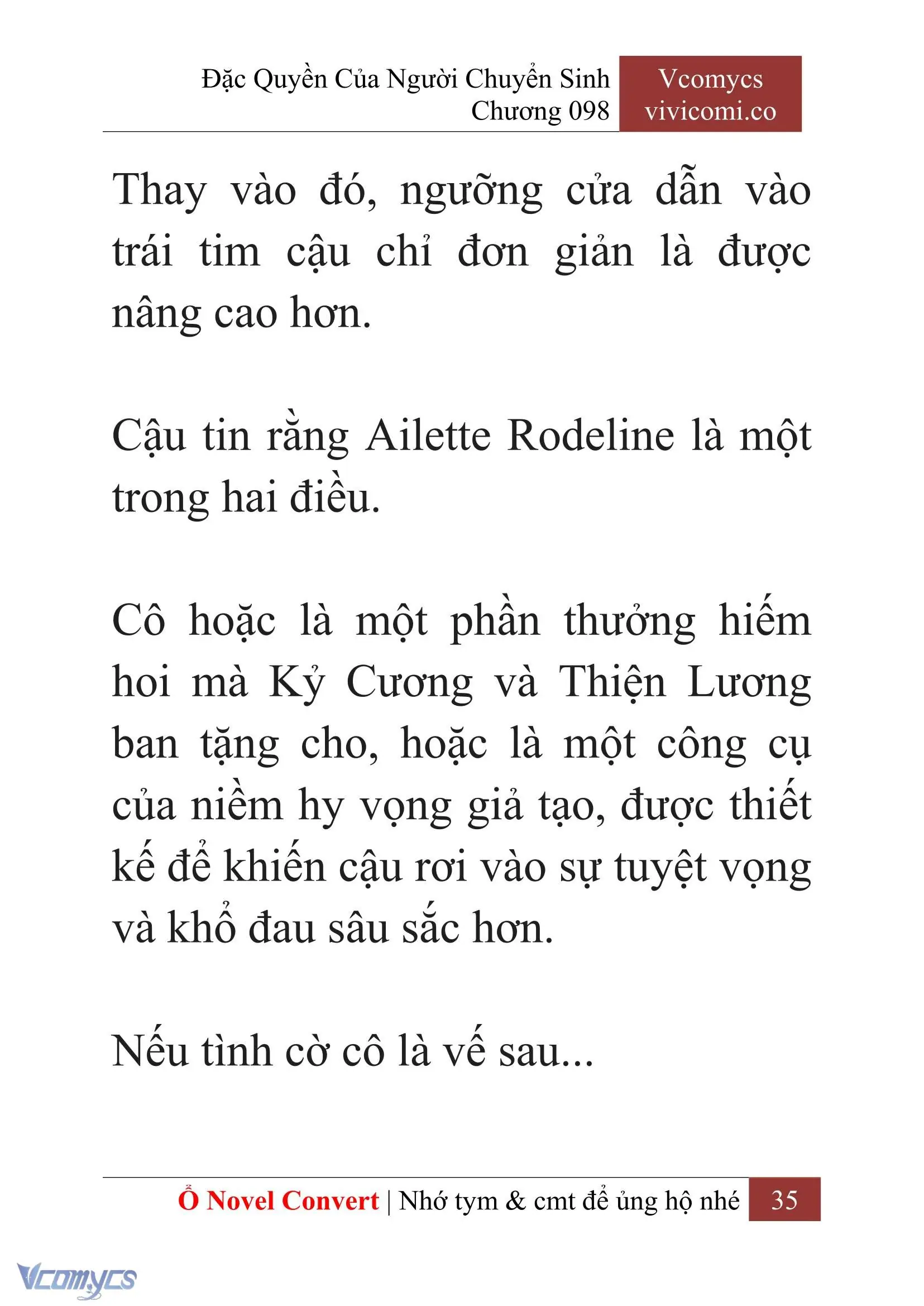 [Novel] Đặc Quyền Của Người Chuyển Sinh Chapter 98 - Trang 38