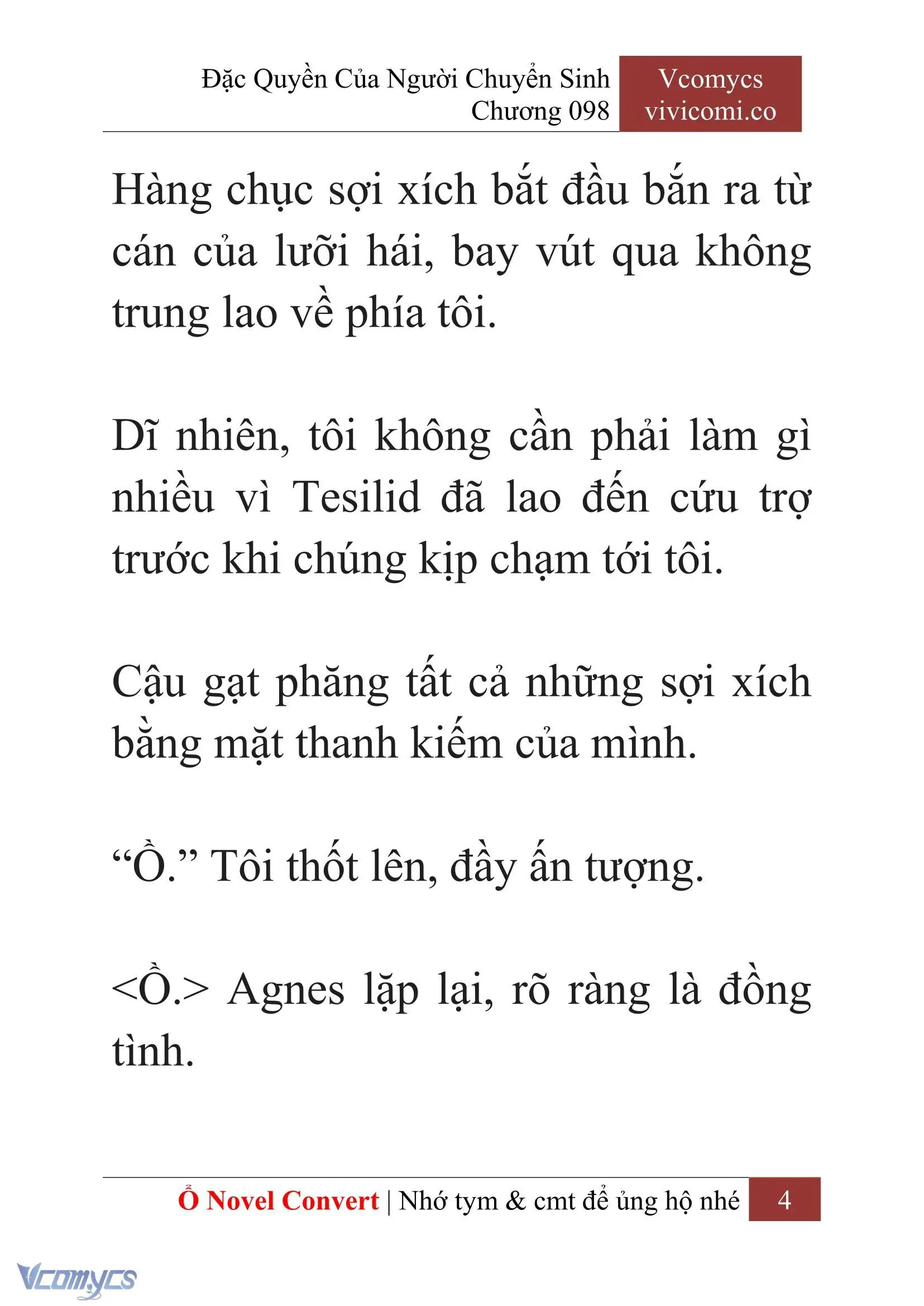 [Novel] Đặc Quyền Của Người Chuyển Sinh Chapter 98 - Trang 7