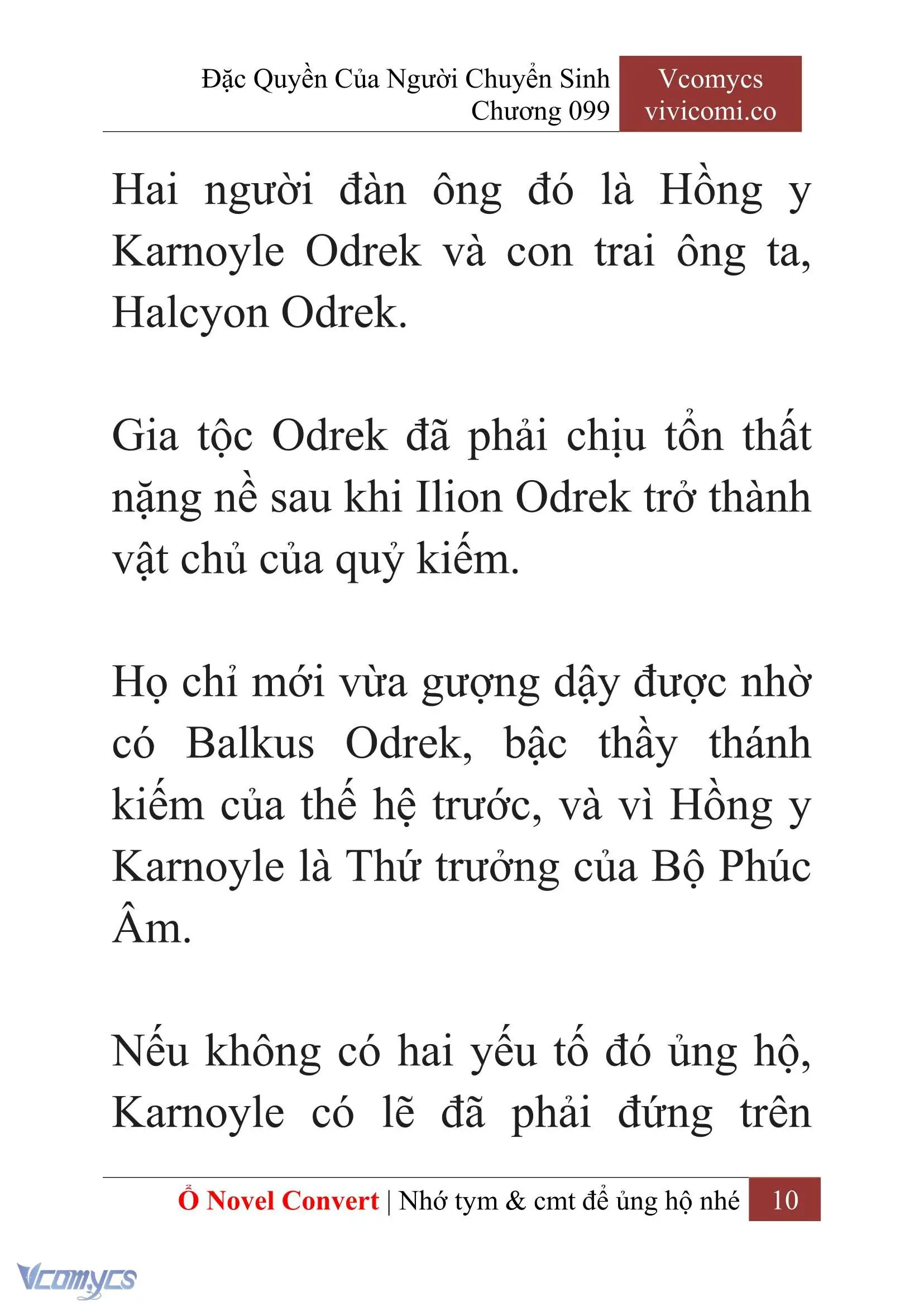 [Novel] Đặc Quyền Của Người Chuyển Sinh Chapter 99 - Trang 13