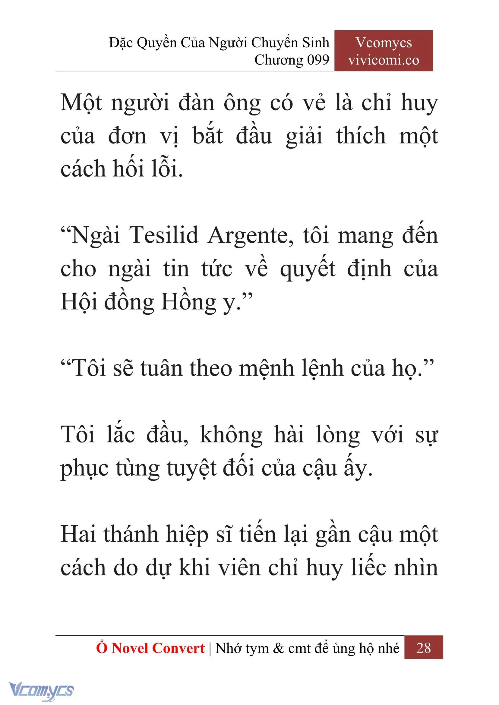 [Novel] Đặc Quyền Của Người Chuyển Sinh Chapter 99 - Trang 31