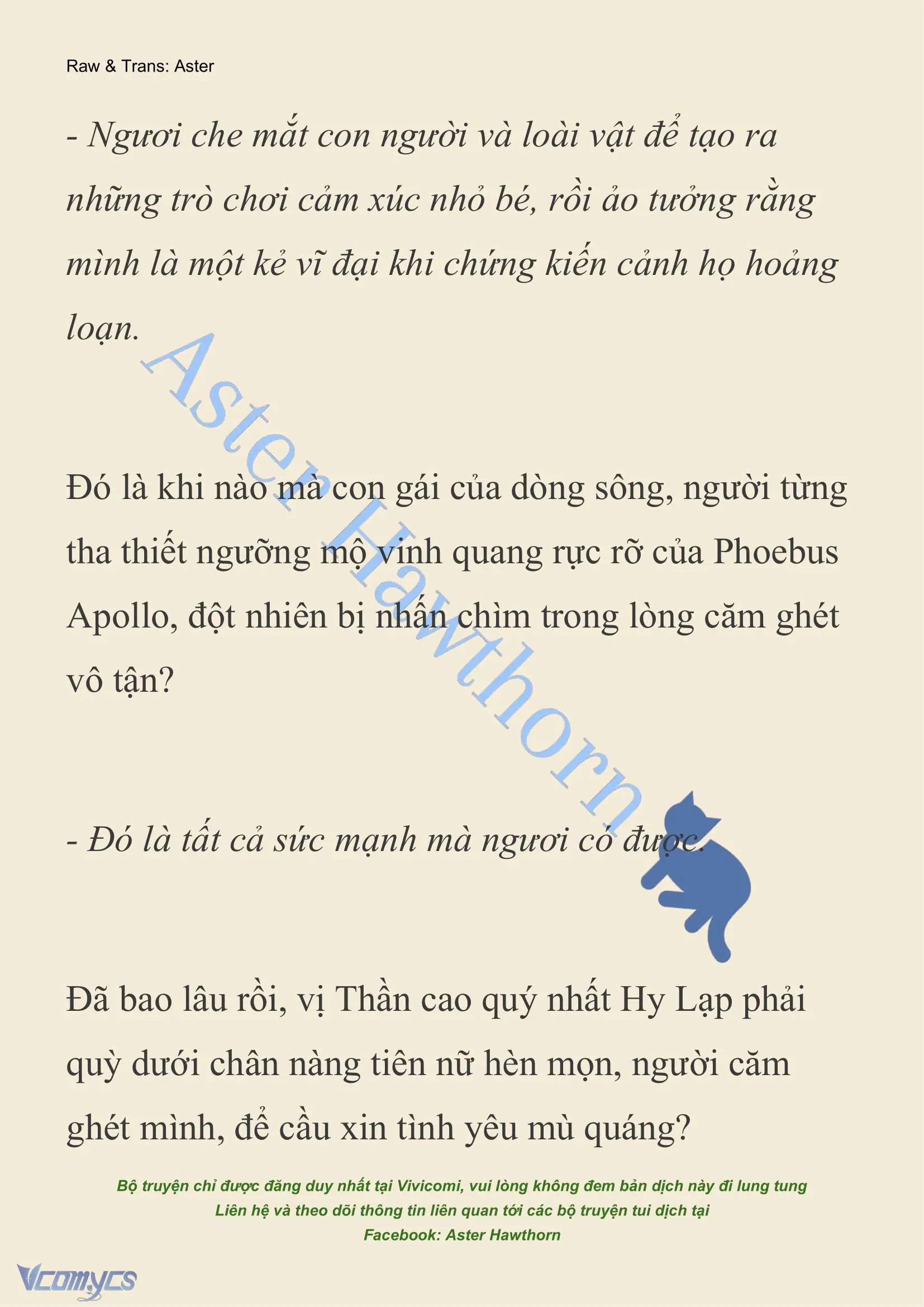 [NOVEL] Dành Cho Các Nữ Thần: Dành cho Psyche Chapter 1 - Trang 10
