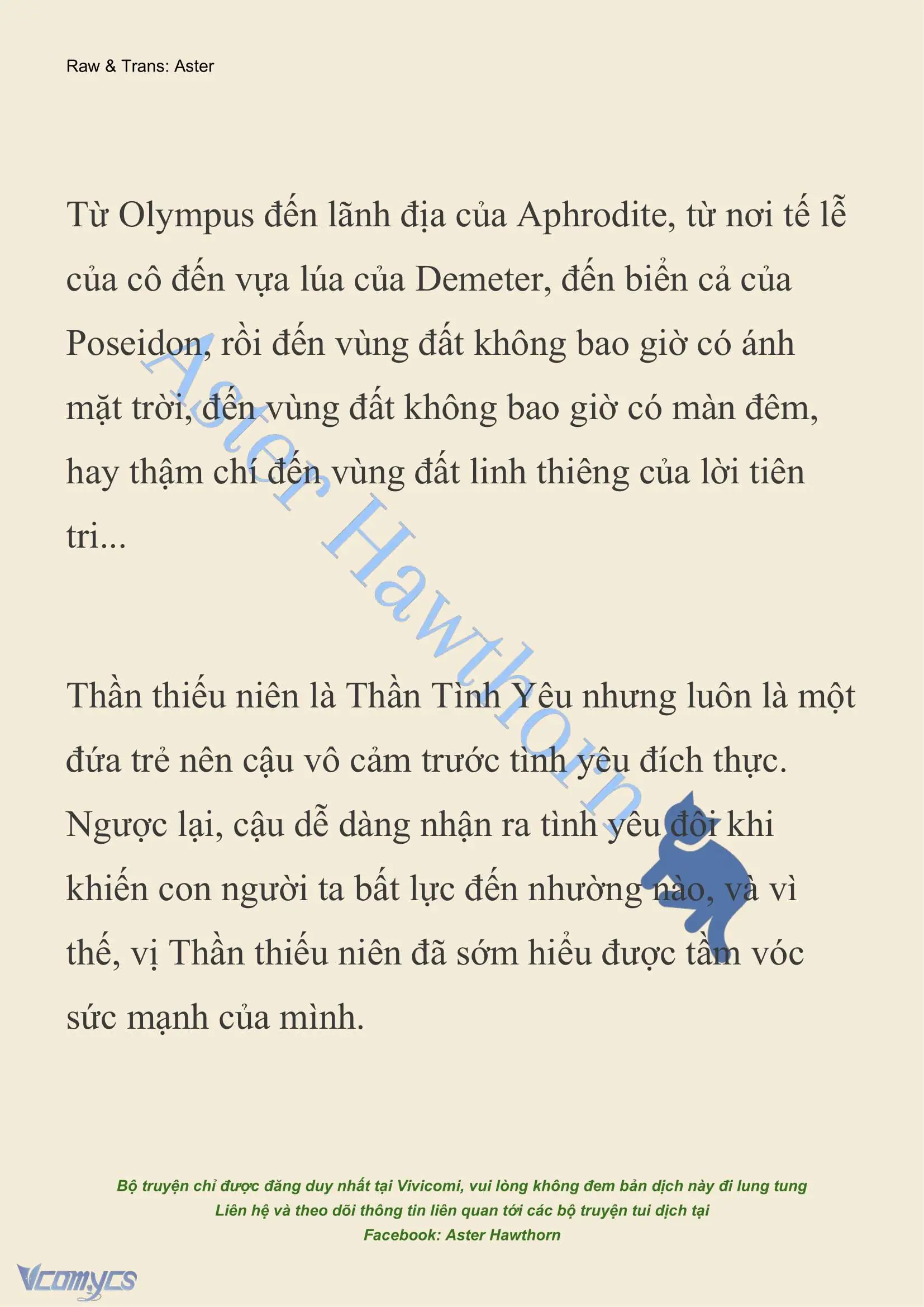 [NOVEL] Dành Cho Các Nữ Thần: Dành cho Psyche Chapter 1 - Trang 5