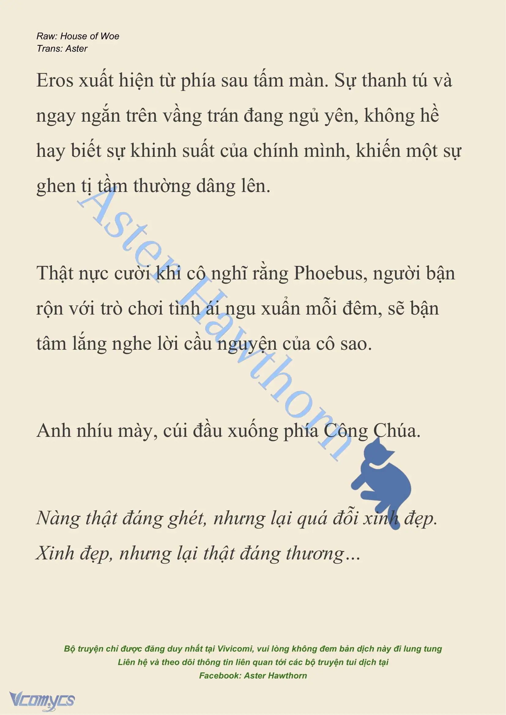[NOVEL] Dành Cho Các Nữ Thần: Dành cho Psyche Chapter 10 - Trang 4