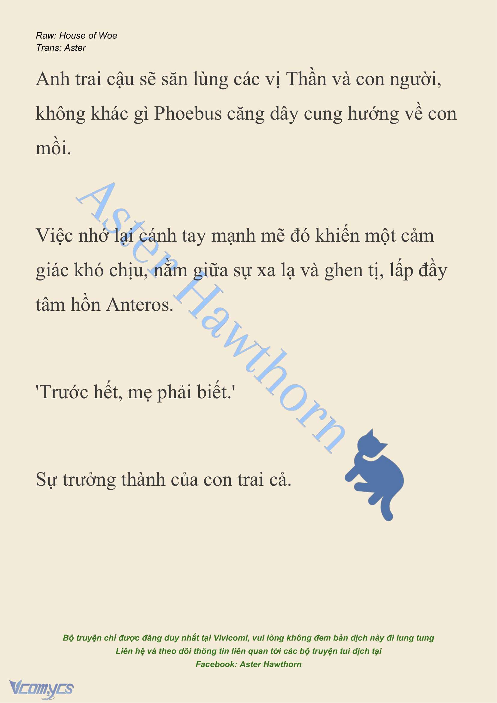 [NOVEL] Dành Cho Các Nữ Thần: Dành cho Psyche Chapter 11 - Trang 10