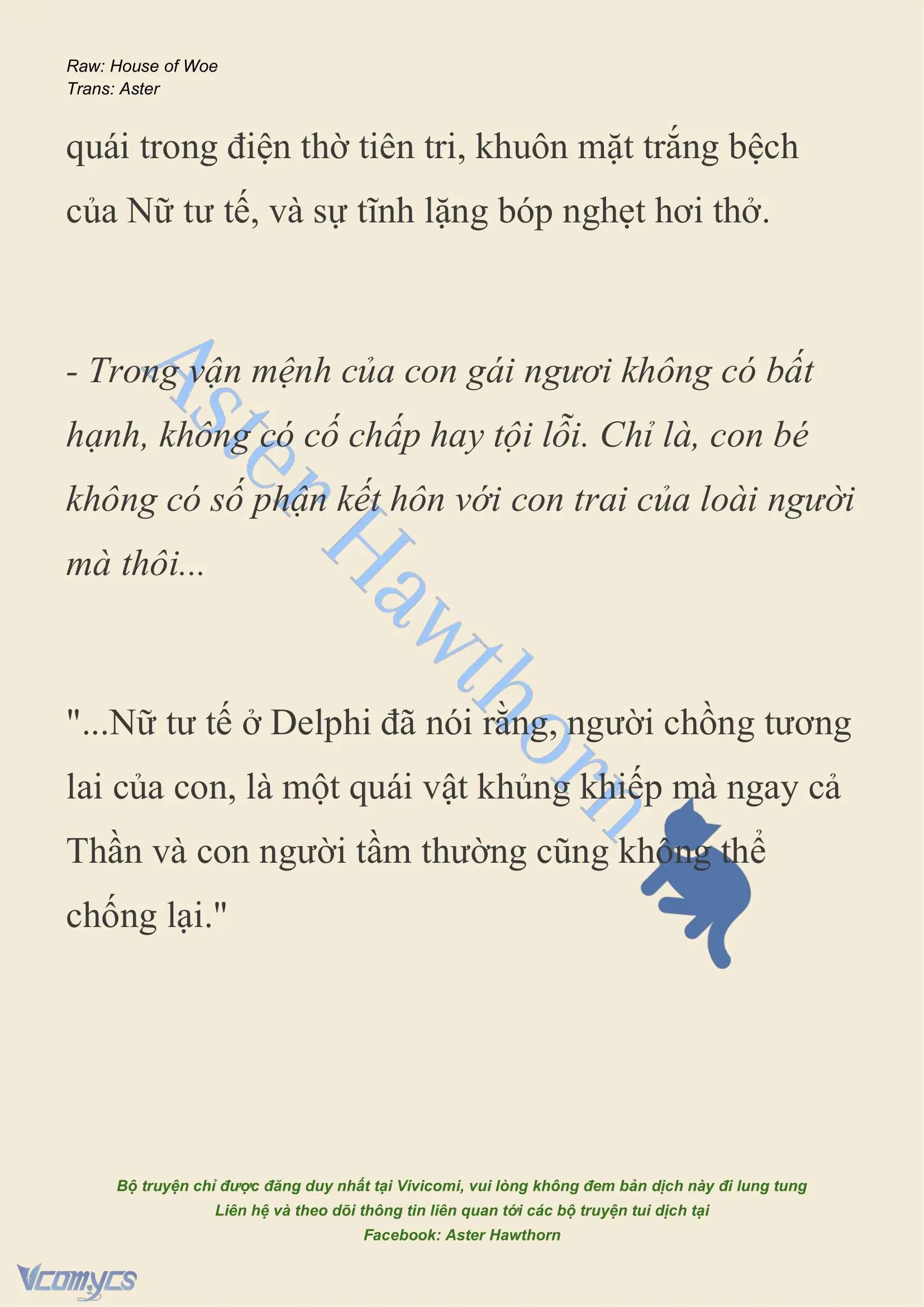 [NOVEL] Dành Cho Các Nữ Thần: Dành cho Psyche Chapter 13 - Trang 3