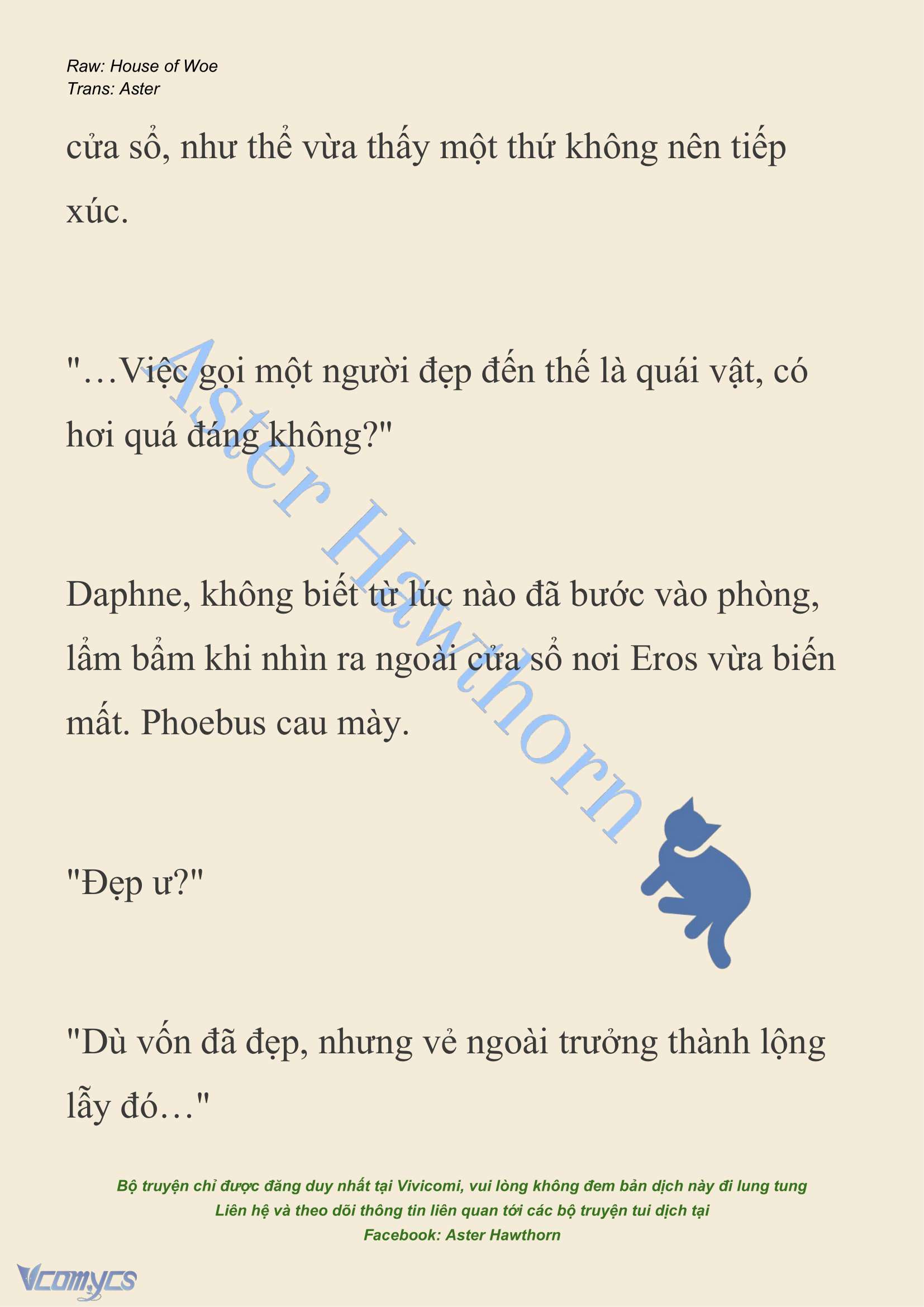 [NOVEL] Dành Cho Các Nữ Thần: Dành cho Psyche Chapter 14 - Trang 14