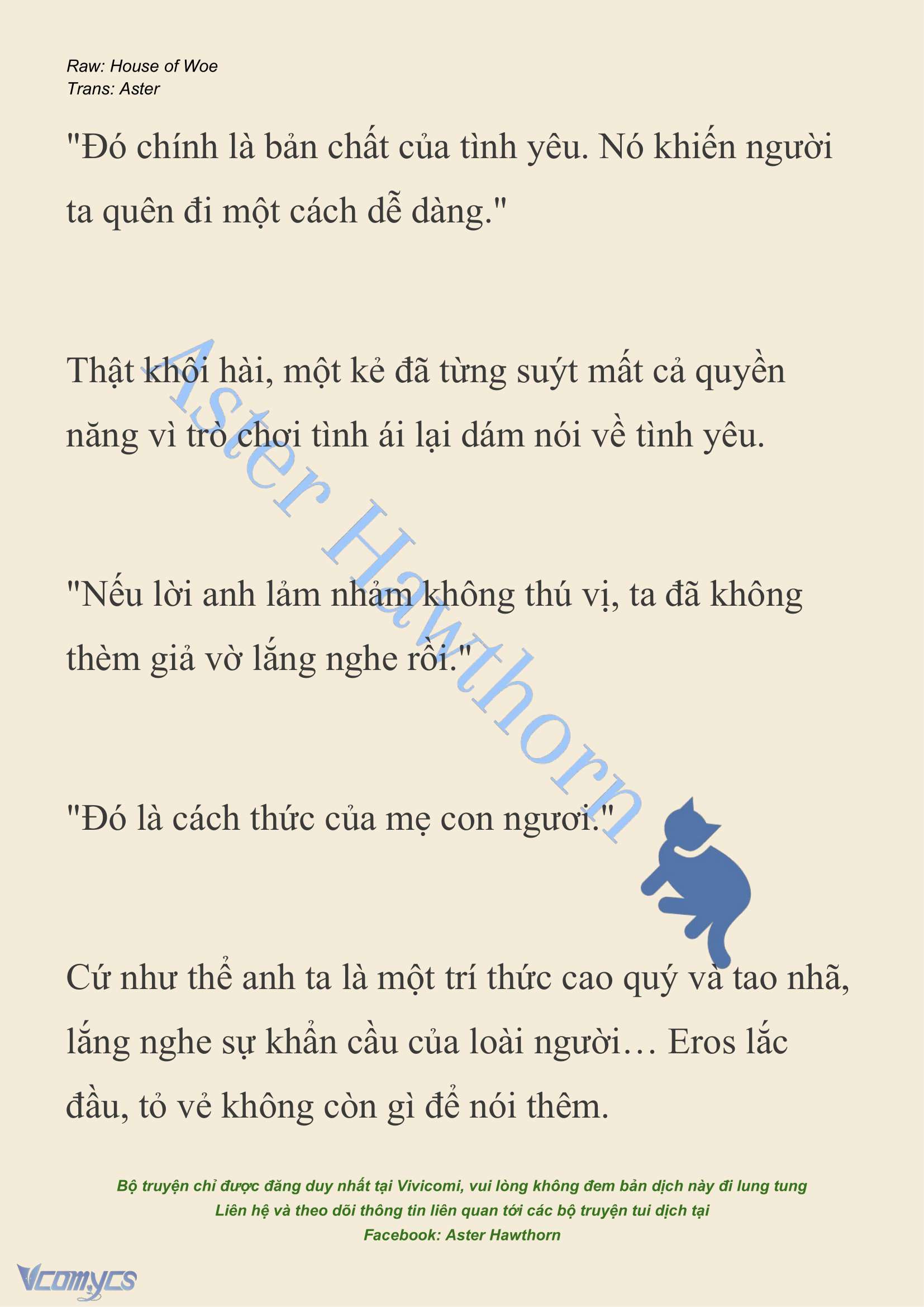 [NOVEL] Dành Cho Các Nữ Thần: Dành cho Psyche Chapter 14 - Trang 3