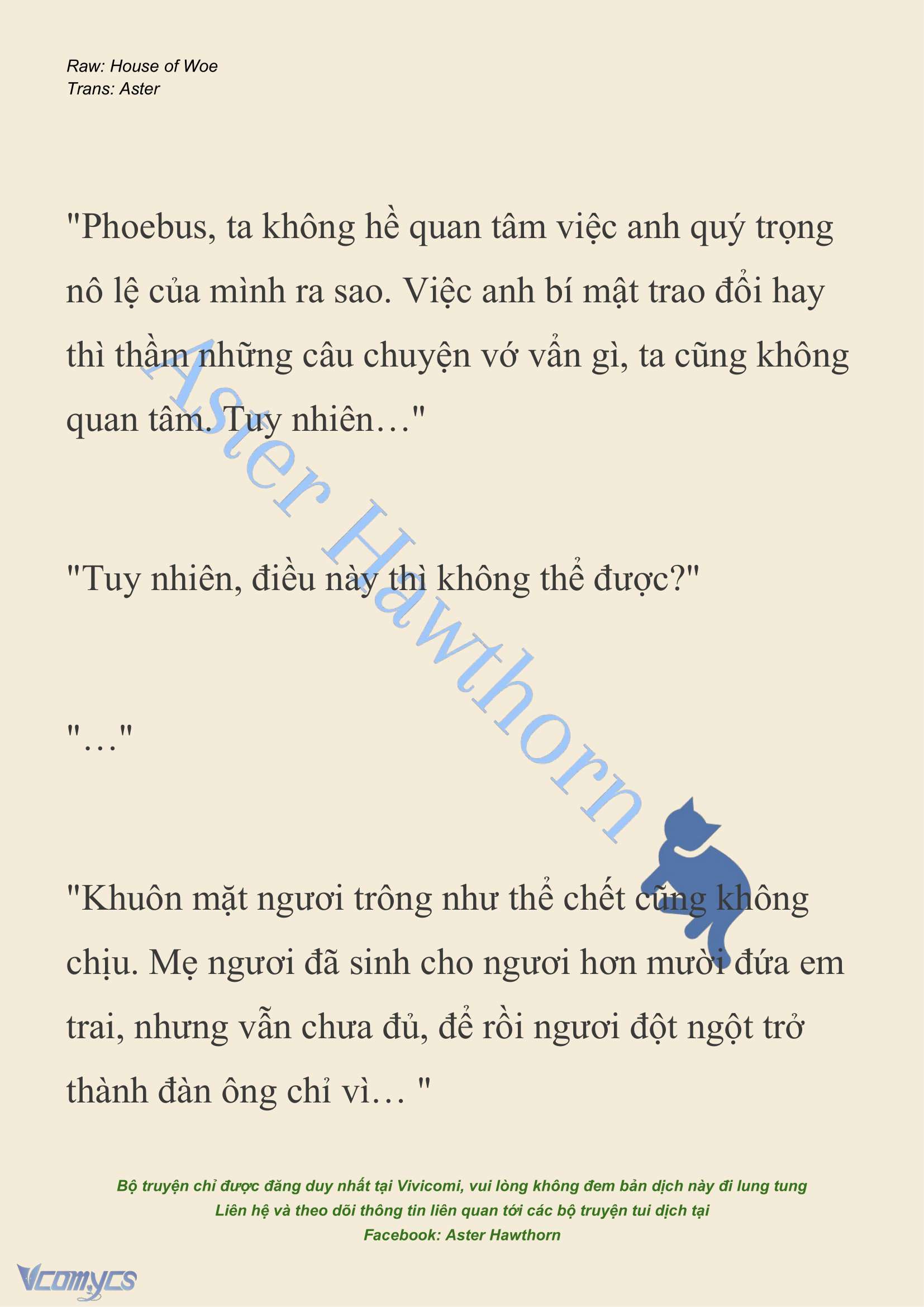 [NOVEL] Dành Cho Các Nữ Thần: Dành cho Psyche Chapter 14 - Trang 4