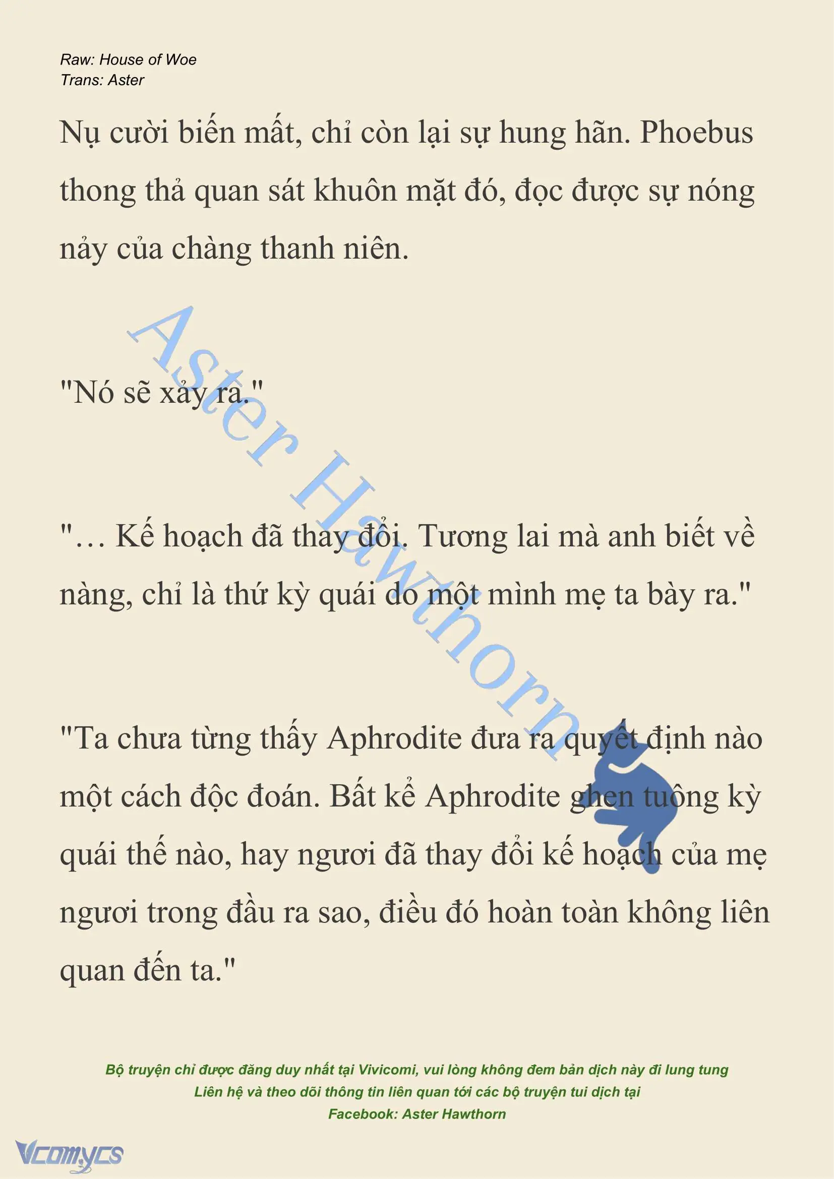 [NOVEL] Dành Cho Các Nữ Thần: Dành cho Psyche Chapter 14 - Trang 7