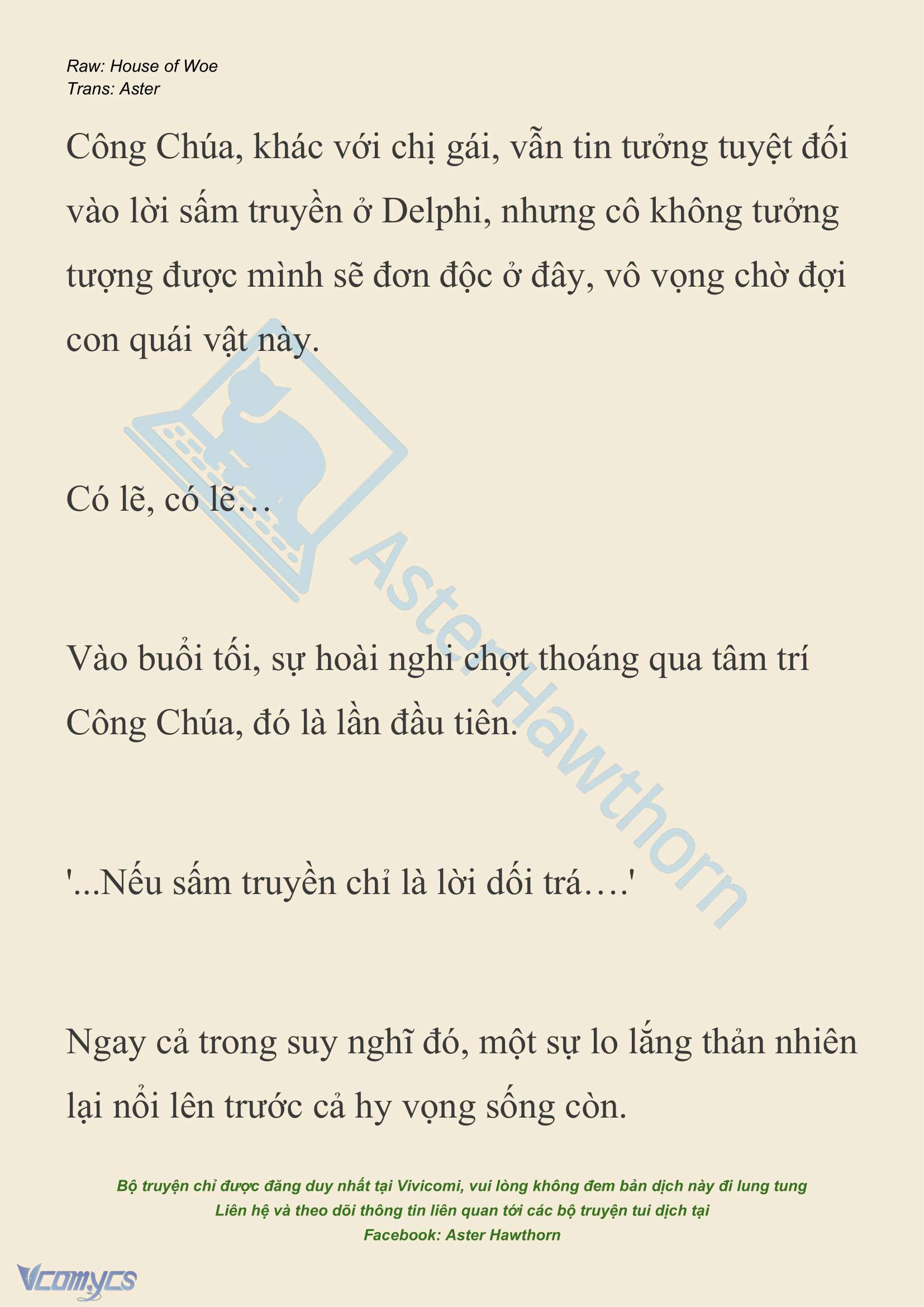 [NOVEL] Dành Cho Các Nữ Thần: Dành cho Psyche Chapter 15 - Trang 14