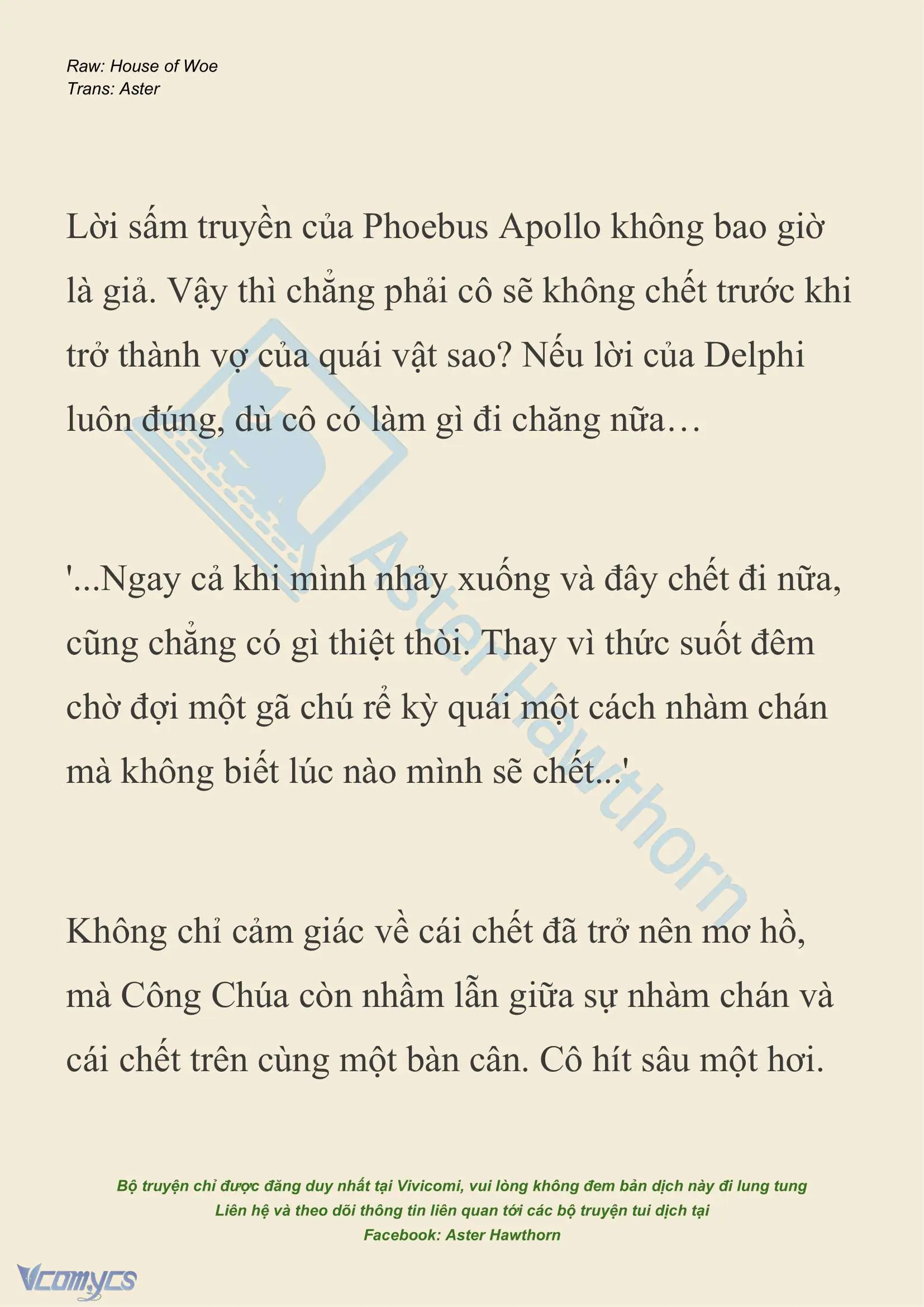 [NOVEL] Dành Cho Các Nữ Thần: Dành cho Psyche Chapter 15 - Trang 21