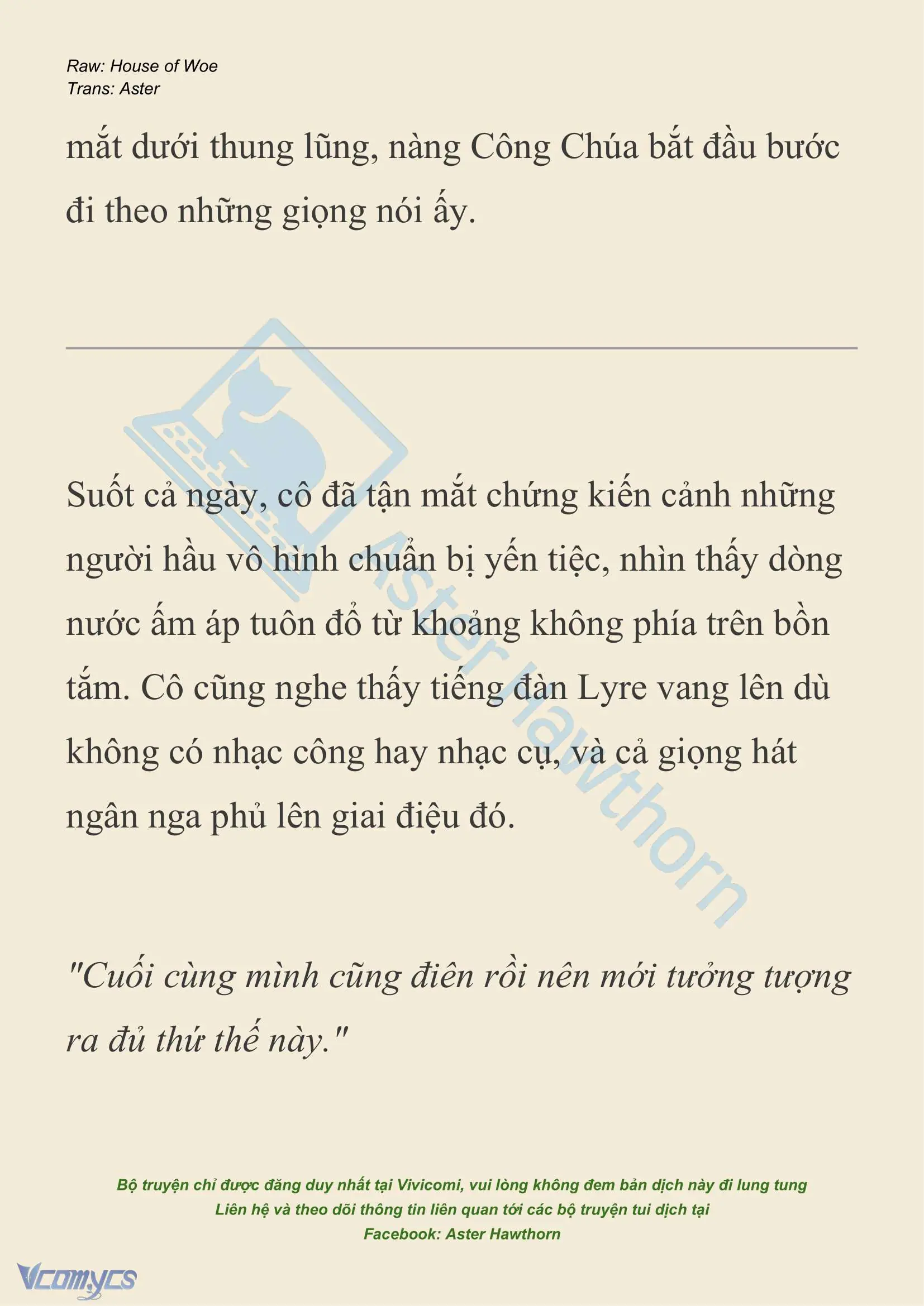 [NOVEL] Dành Cho Các Nữ Thần: Dành cho Psyche Chapter 16 - Trang 8