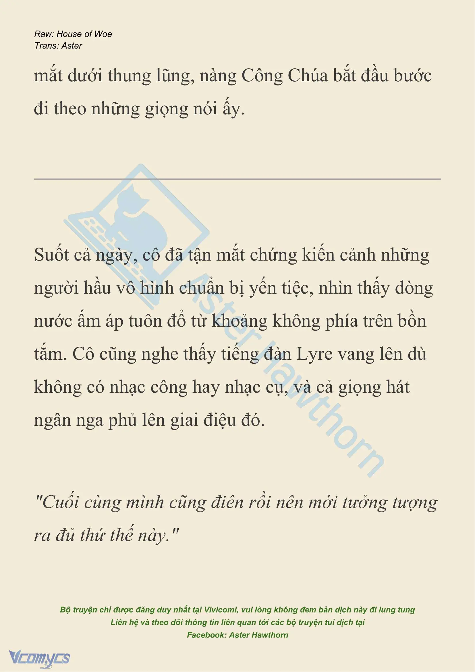 [NOVEL] Dành Cho Các Nữ Thần: Dành cho Psyche Chapter 17 - Trang 8