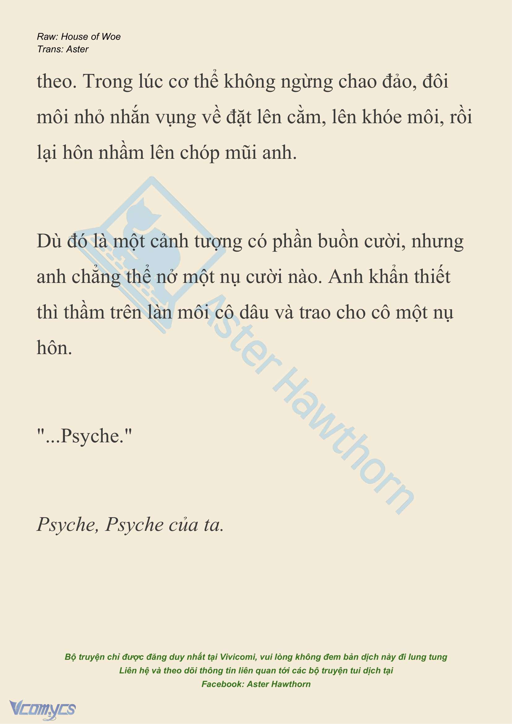 [NOVEL] Dành Cho Các Nữ Thần: Dành cho Psyche Chapter 19 - Trang 19