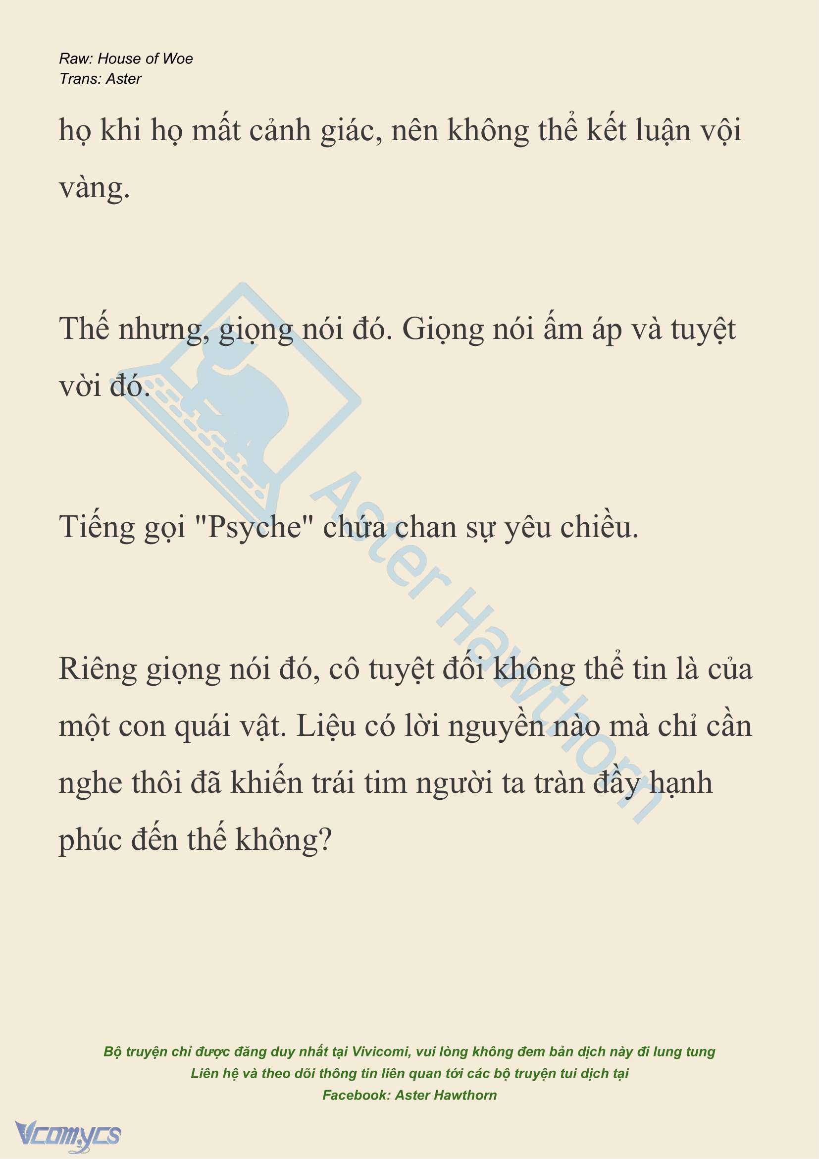 [NOVEL] Dành Cho Các Nữ Thần: Dành cho Psyche Chapter 19 - Trang 28