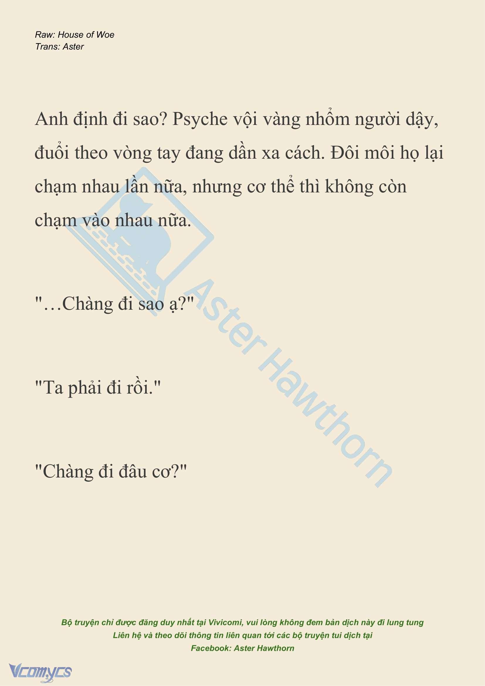 [NOVEL] Dành Cho Các Nữ Thần: Dành cho Psyche Chapter 20 - Trang 12