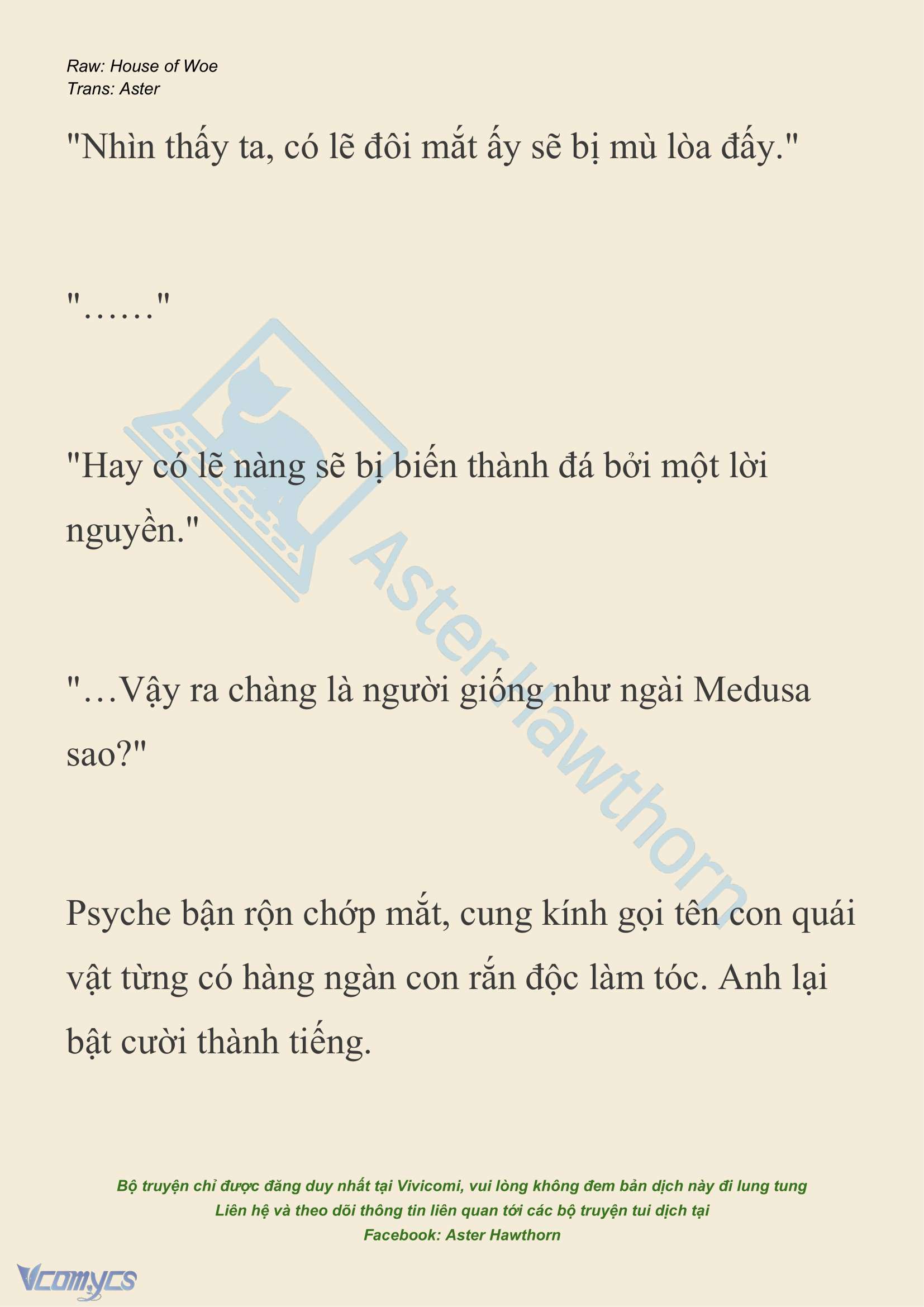 [NOVEL] Dành Cho Các Nữ Thần: Dành cho Psyche Chapter 20 - Trang 21