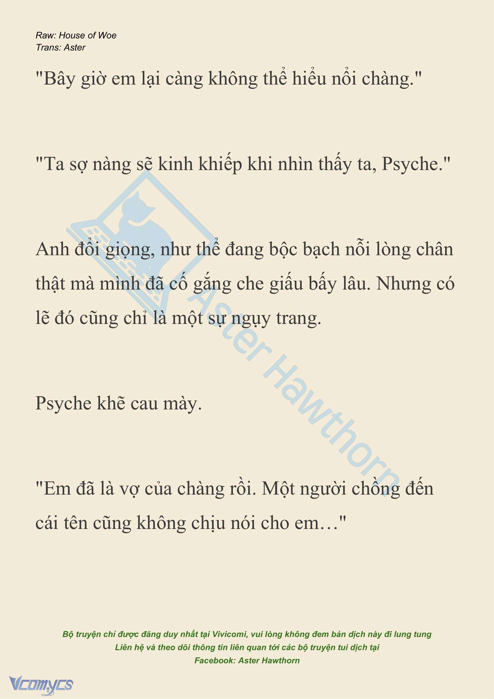 [NOVEL] Dành Cho Các Nữ Thần: Dành cho Psyche Chapter 20 - Trang 24