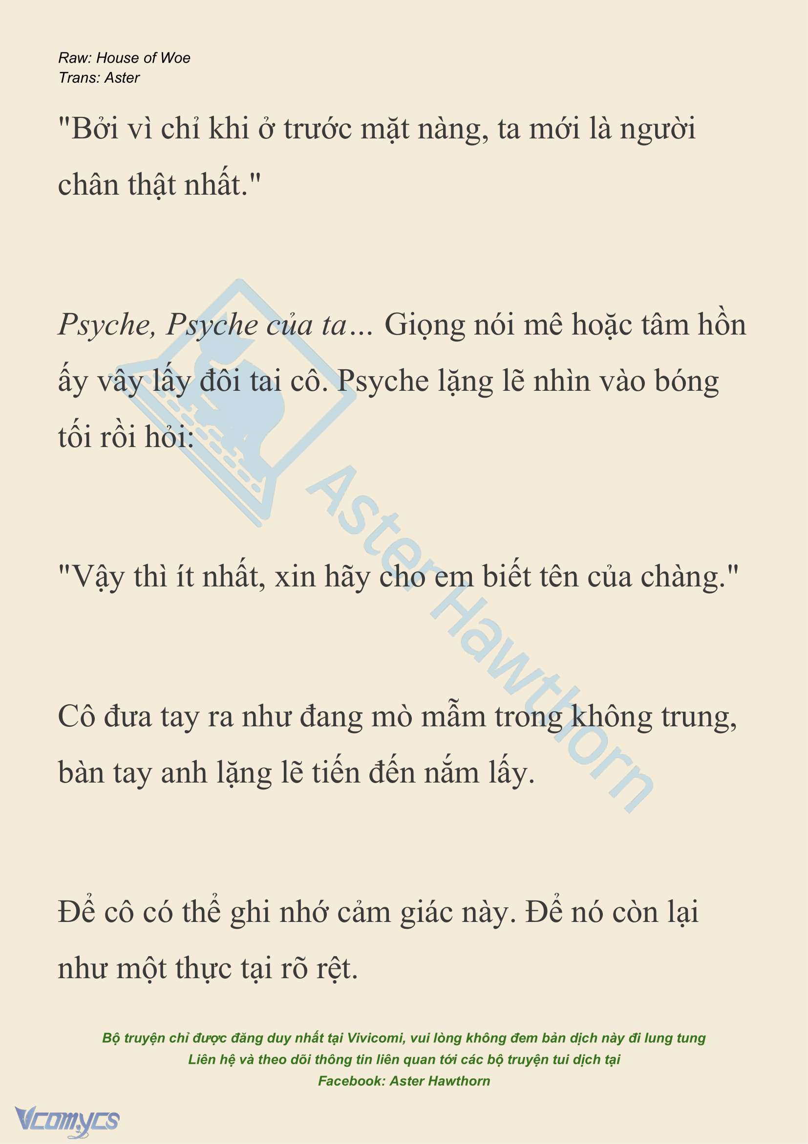 [NOVEL] Dành Cho Các Nữ Thần: Dành cho Psyche Chapter 20 - Trang 27