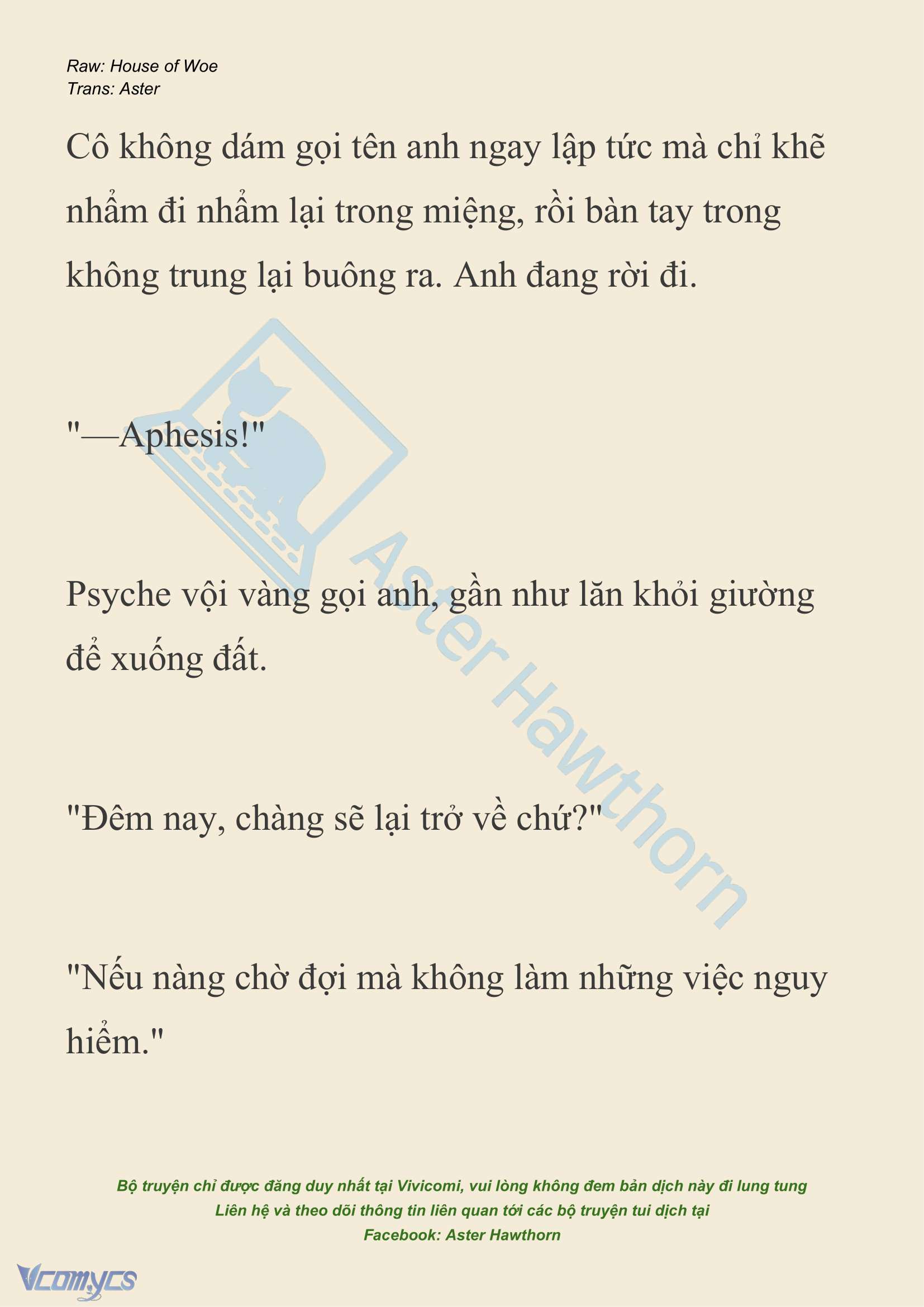 [NOVEL] Dành Cho Các Nữ Thần: Dành cho Psyche Chapter 20 - Trang 29
