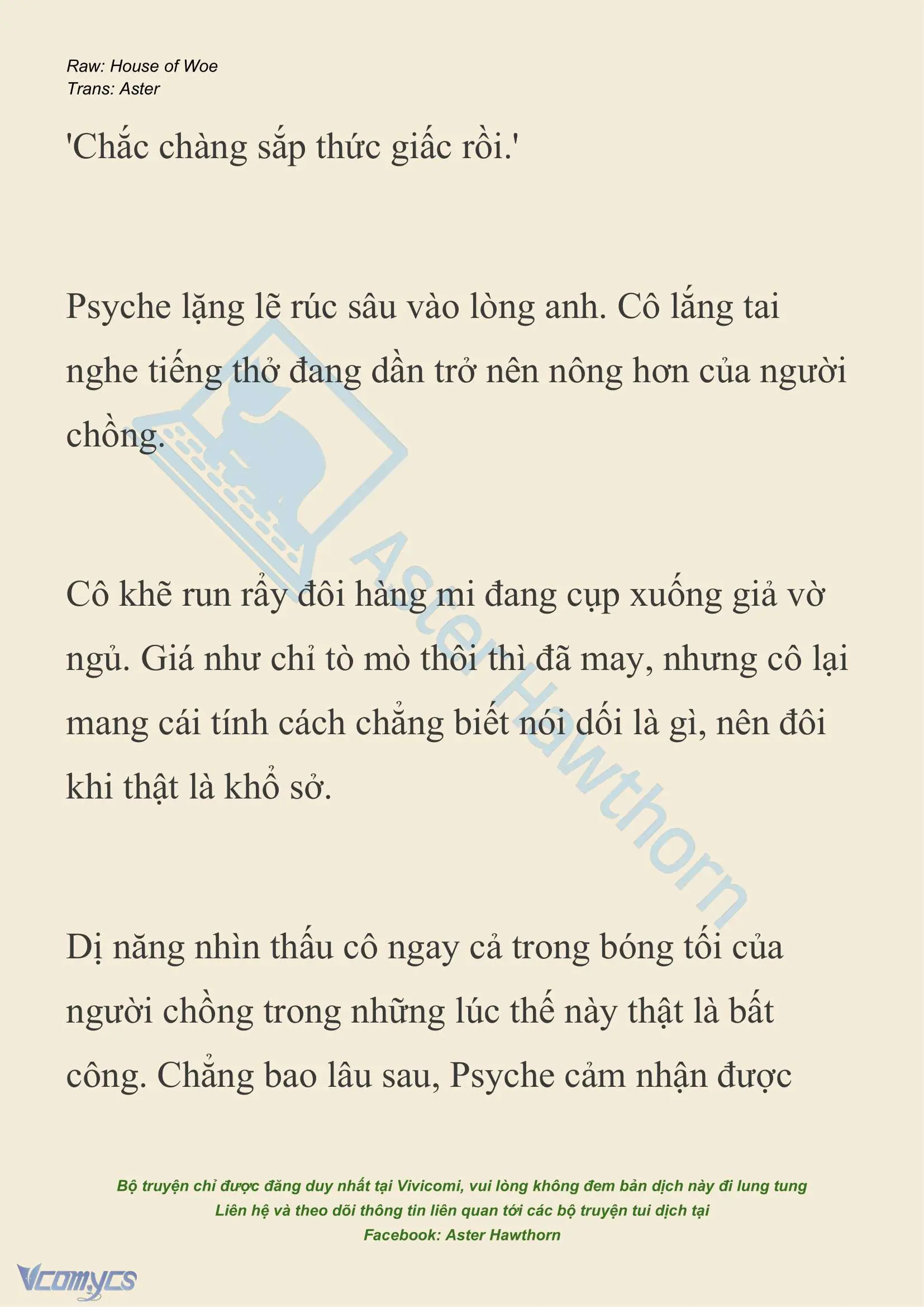 [NOVEL] Dành Cho Các Nữ Thần: Dành cho Psyche Chapter 20 - Trang 5