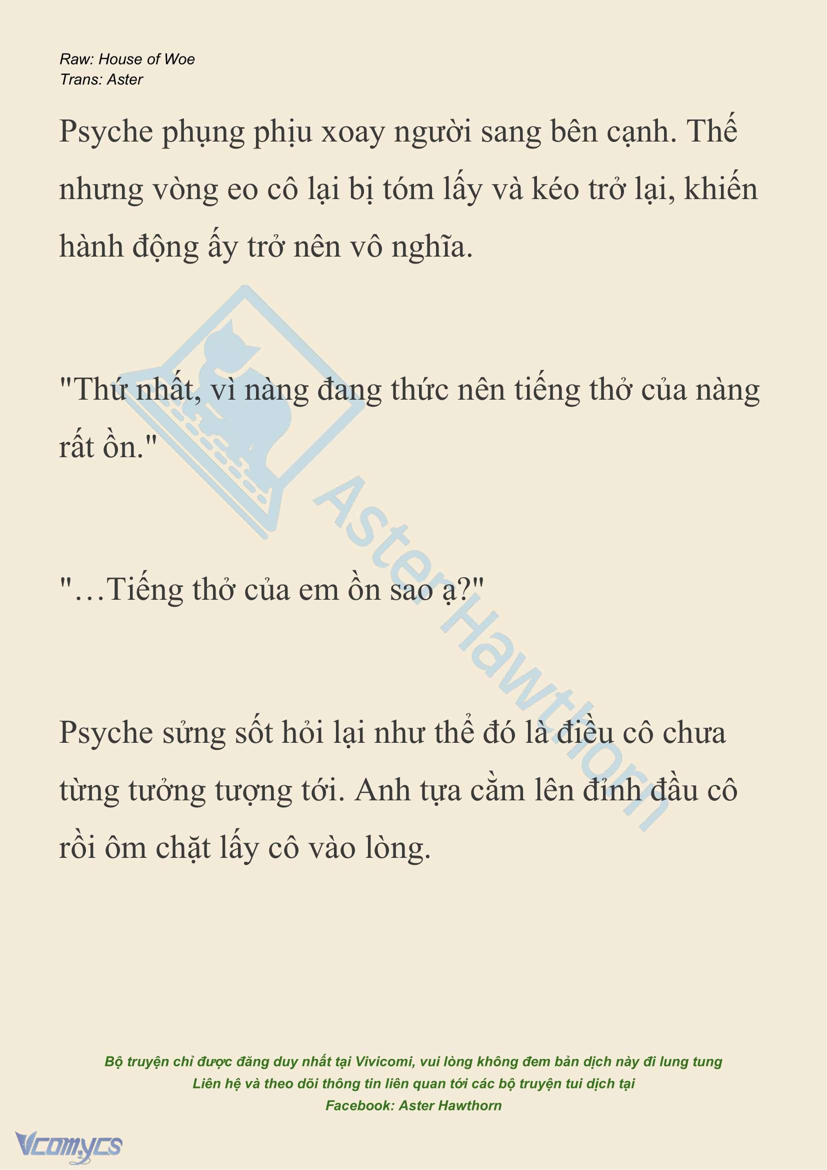 [NOVEL] Dành Cho Các Nữ Thần: Dành cho Psyche Chapter 20 - Trang 9