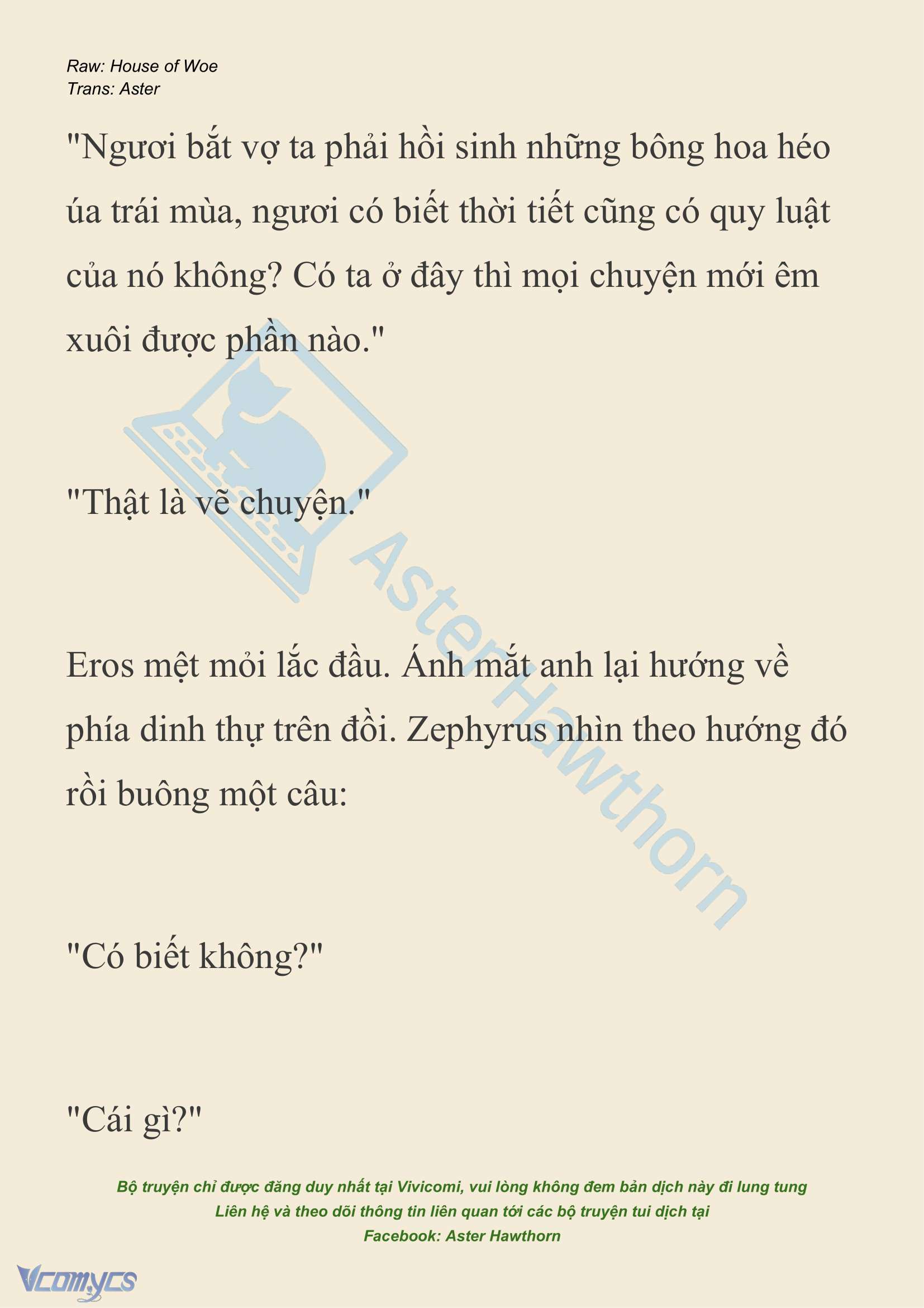 [NOVEL] Dành Cho Các Nữ Thần: Dành cho Psyche Chapter 21 - Trang 13