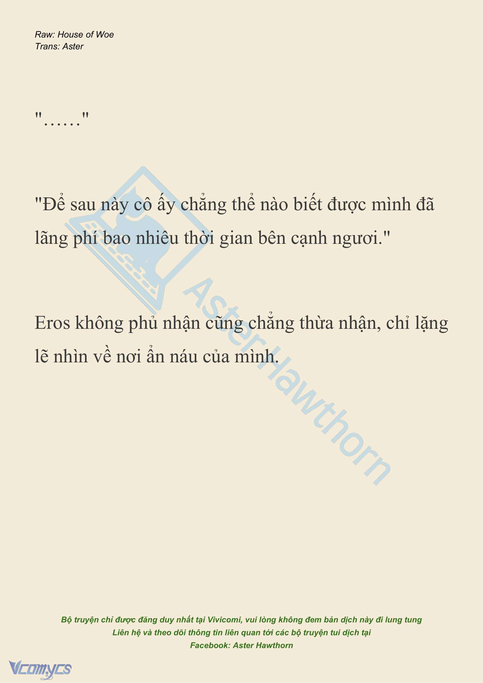 [NOVEL] Dành Cho Các Nữ Thần: Dành cho Psyche Chapter 21 - Trang 16