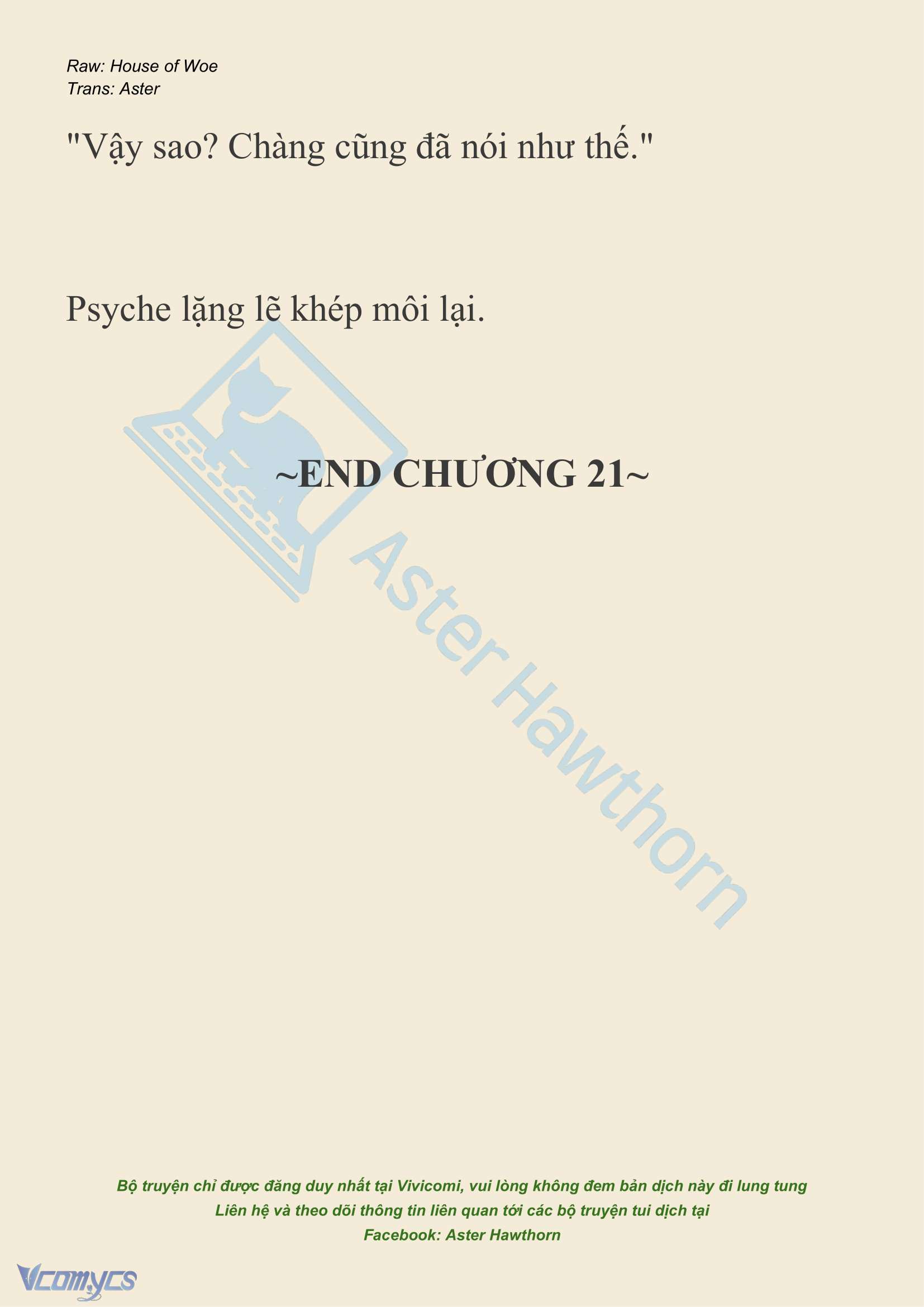 [NOVEL] Dành Cho Các Nữ Thần: Dành cho Psyche Chapter 21 - Trang 25