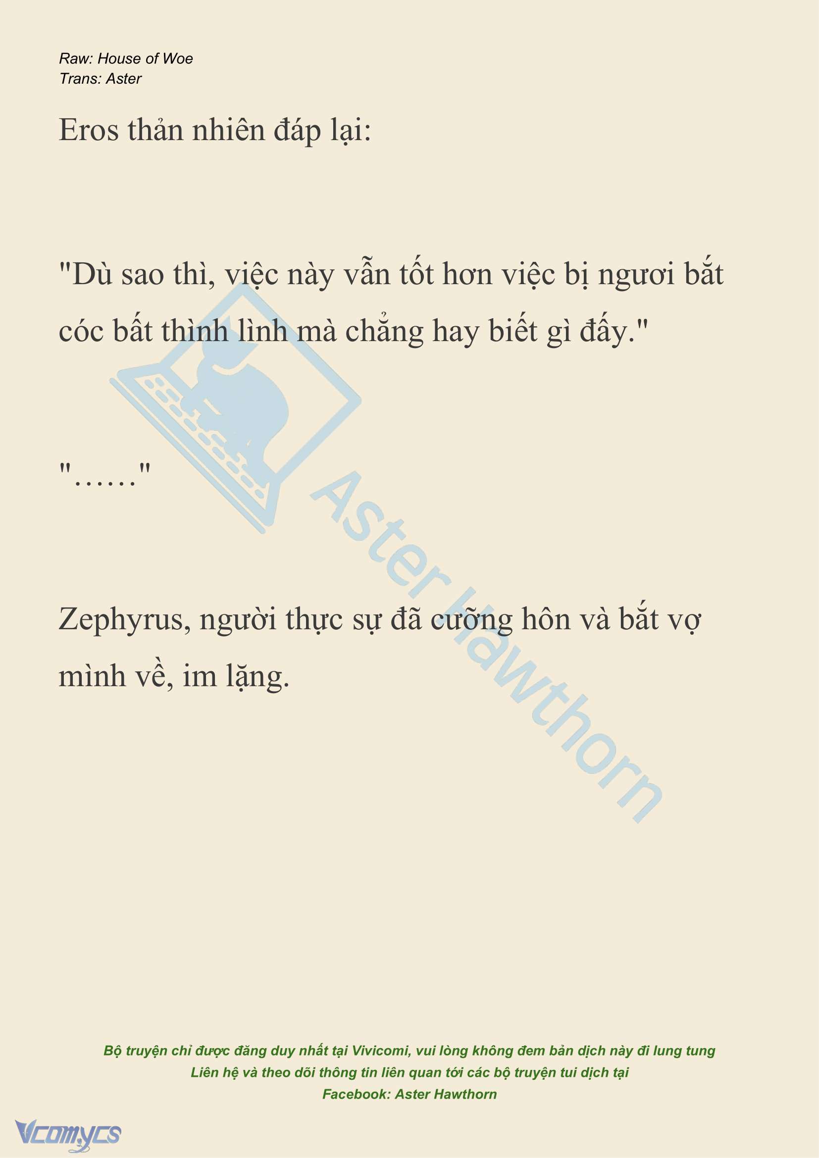 [NOVEL] Dành Cho Các Nữ Thần: Dành cho Psyche Chapter 21 - Trang 4