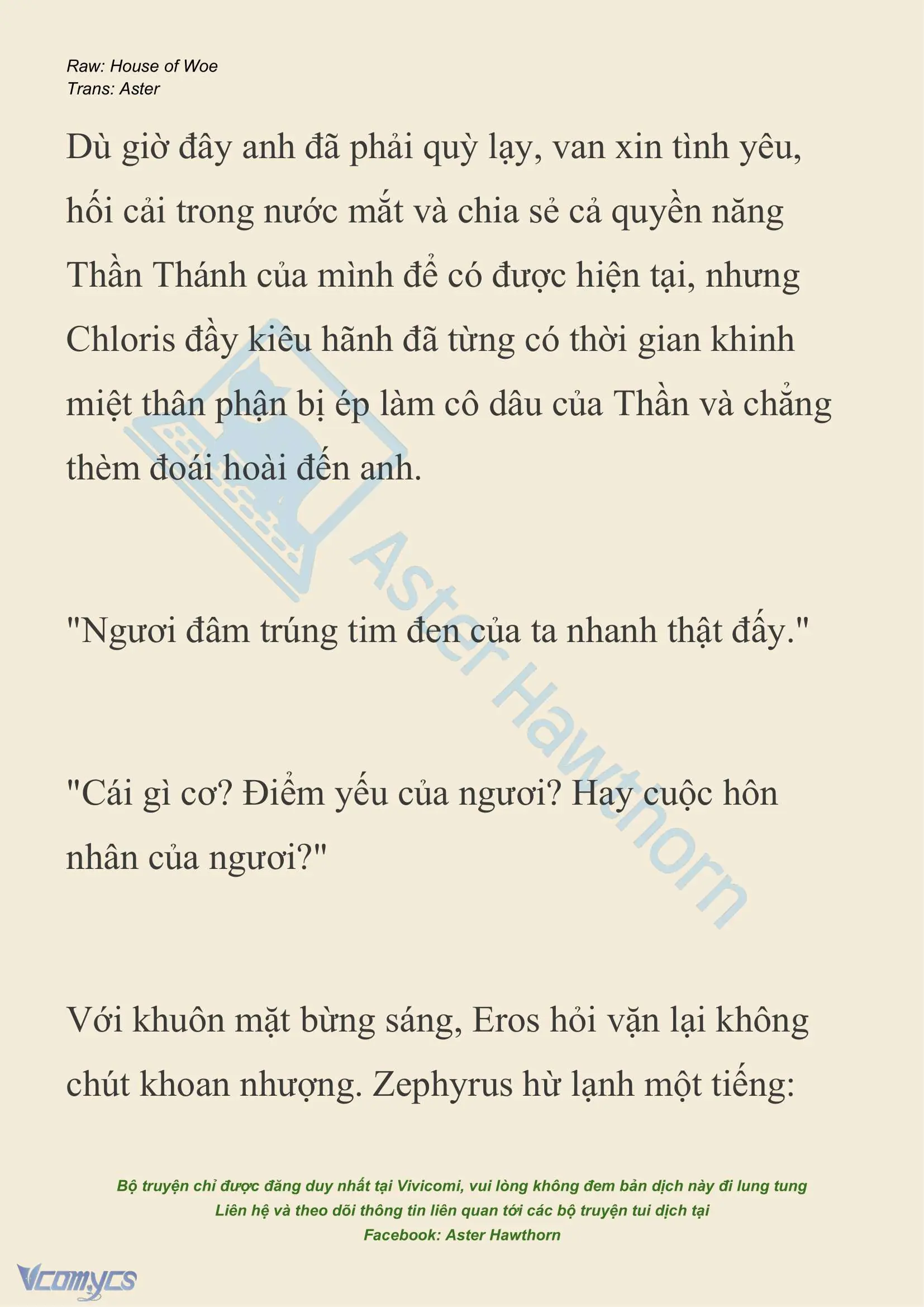 [NOVEL] Dành Cho Các Nữ Thần: Dành cho Psyche Chapter 21 - Trang 5
