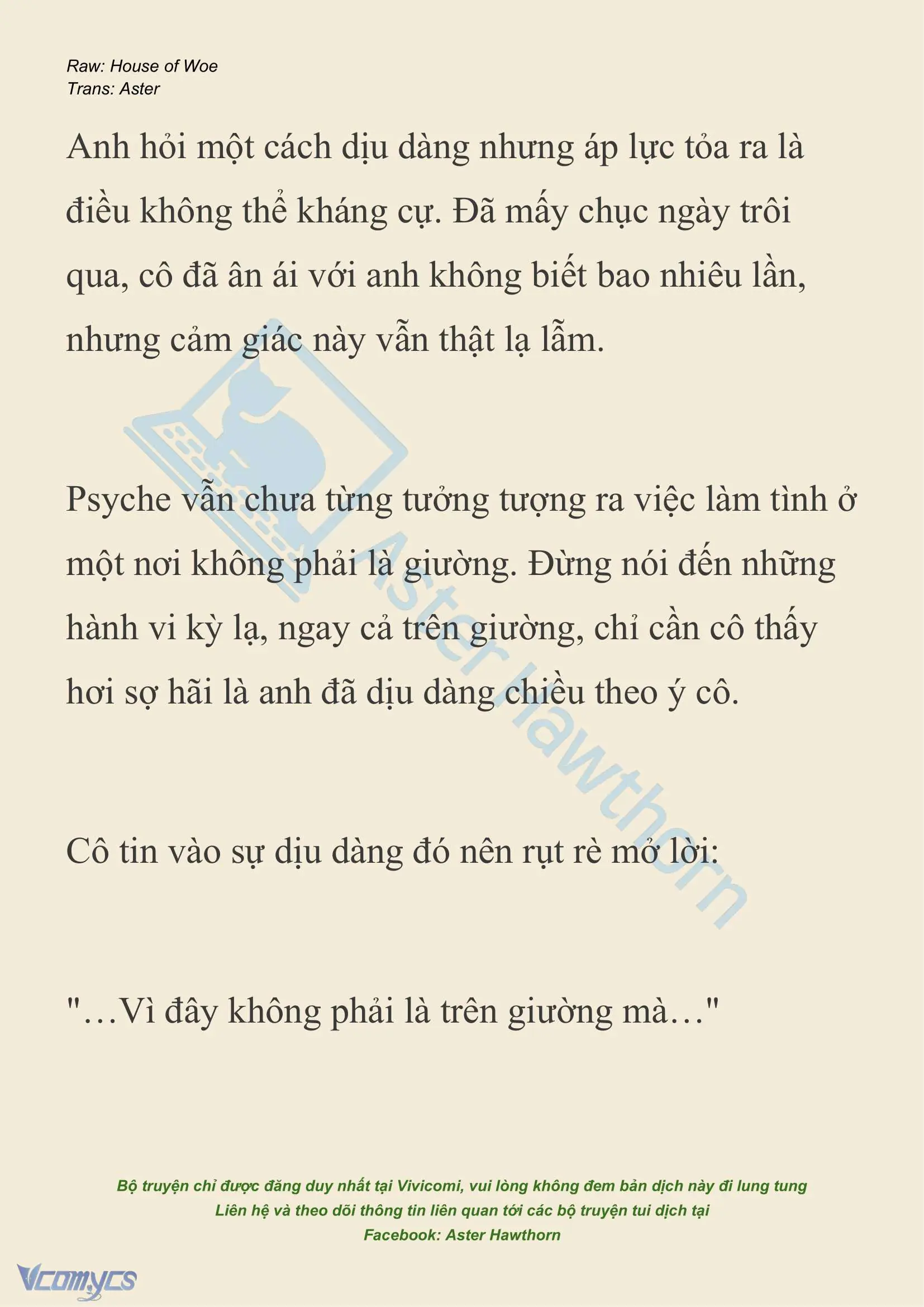 [NOVEL] Dành Cho Các Nữ Thần: Dành cho Psyche Chapter 22 - Trang 17